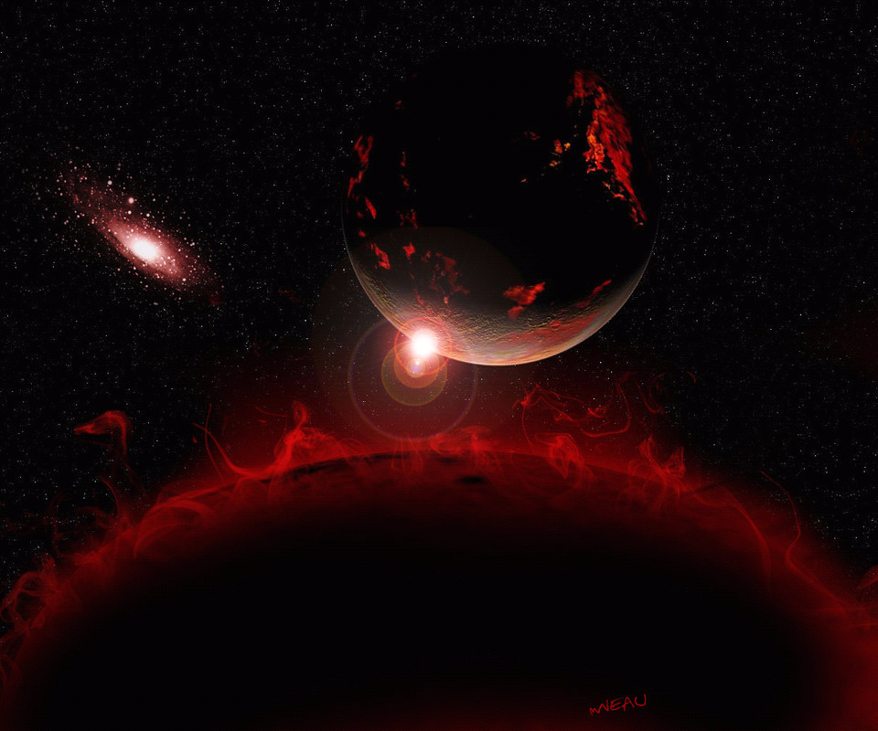 Black And Red Space Wallpapers