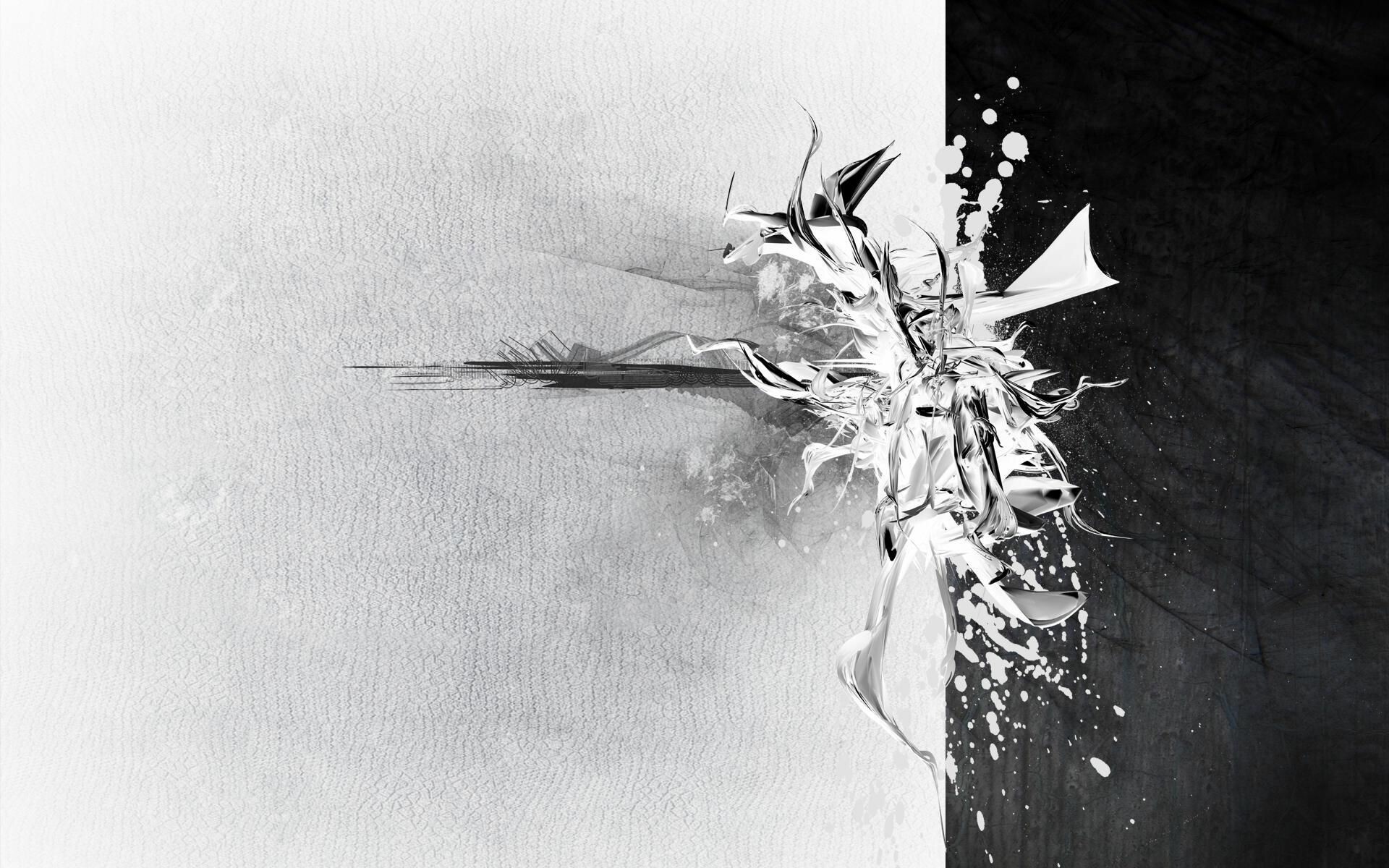 Black And White Abstract Art Wallpapers