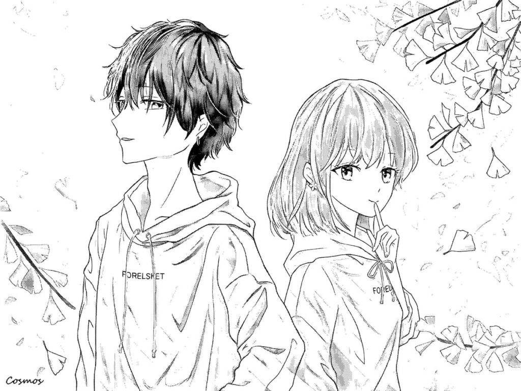 Black And White Anime Couple Wallpapers