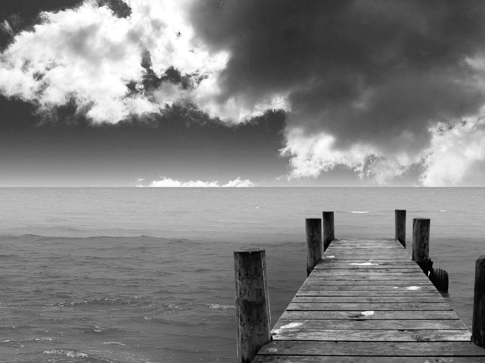 Black And White Beach Wallpapers