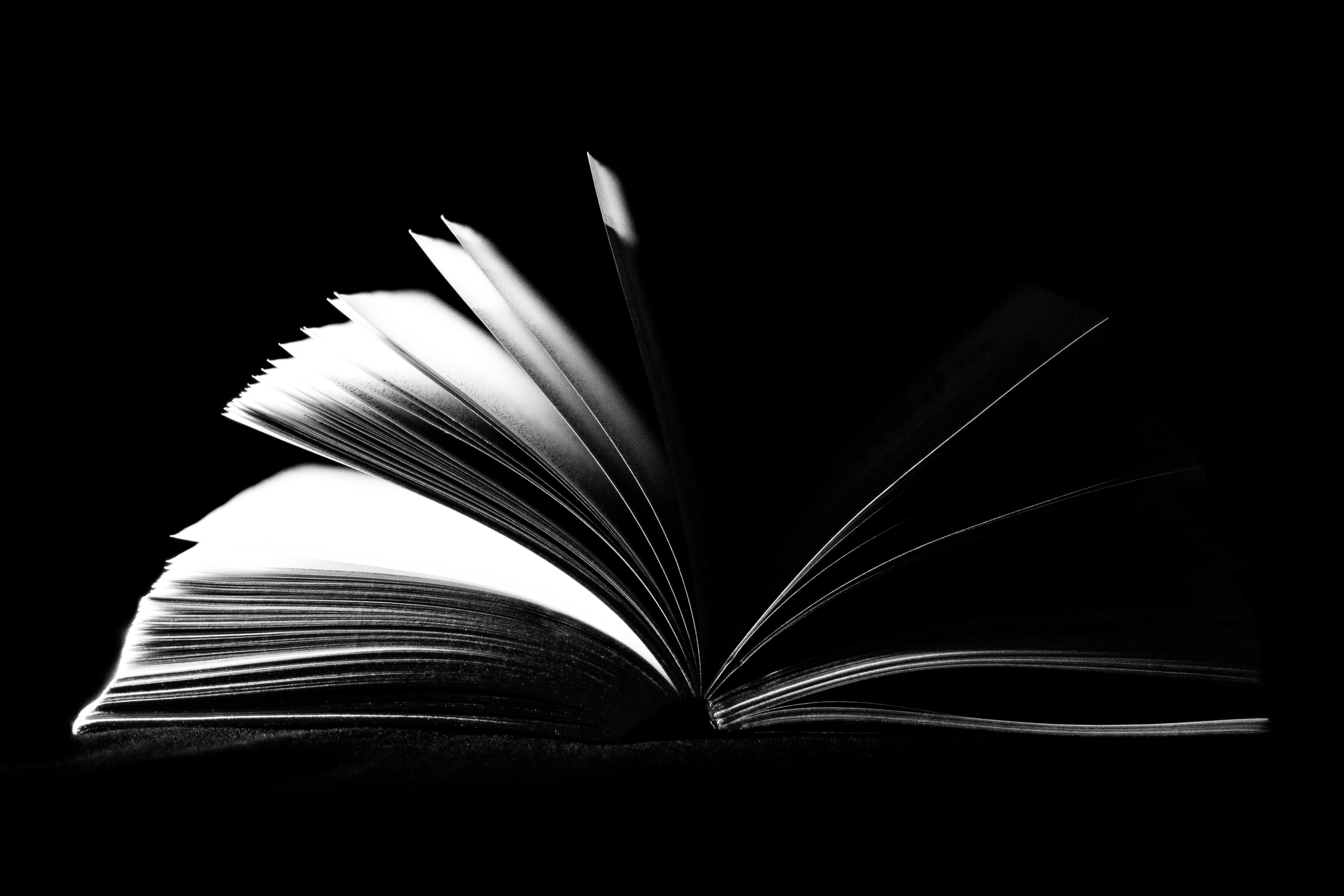 Black And White Books Wallpapers