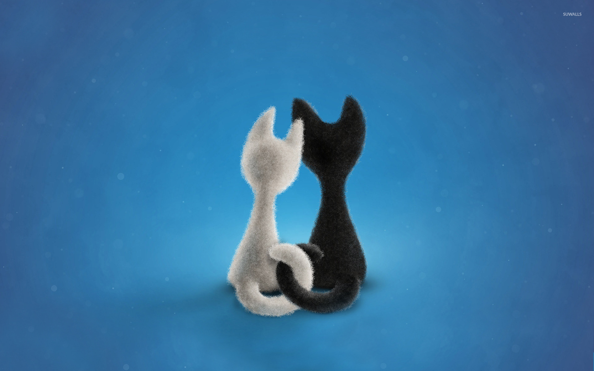 Black And White Cat Art Wallpapers