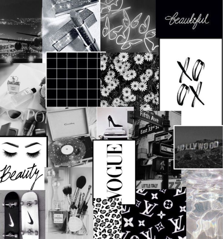 Black And White Collage Wallpapers