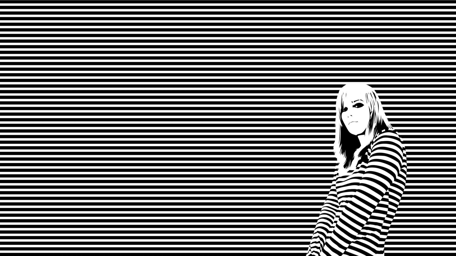 Black And White Diagonal Lines Wallpapers