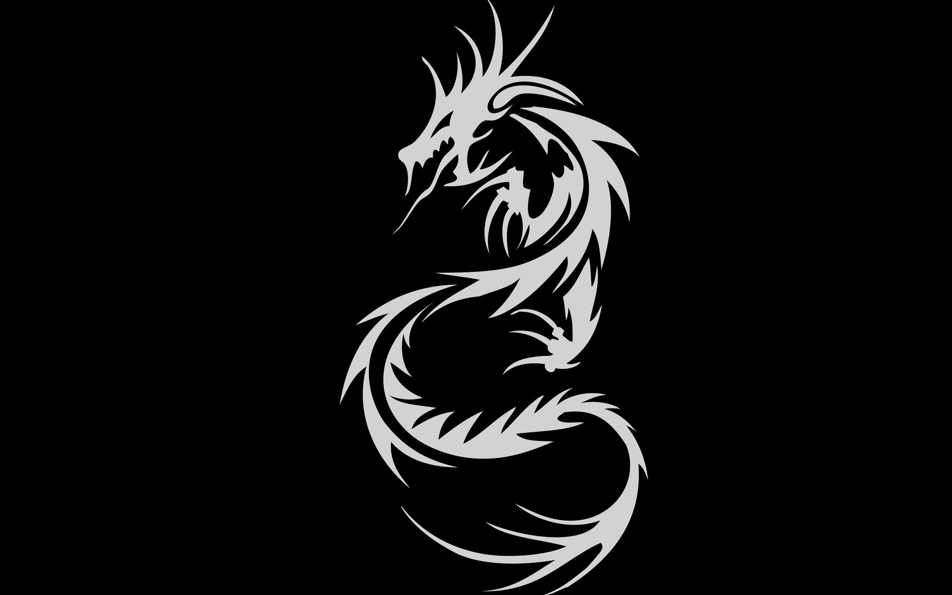 Black And White Dragon Wallpapers