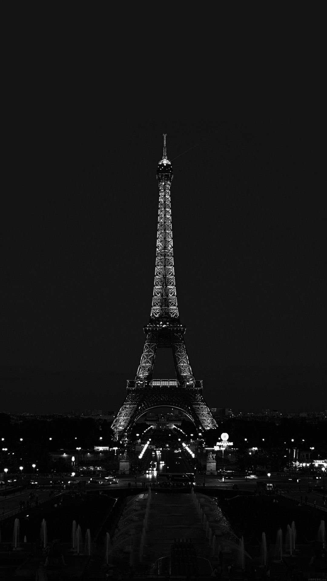 Black And White Eiffel Tower Wallpapers