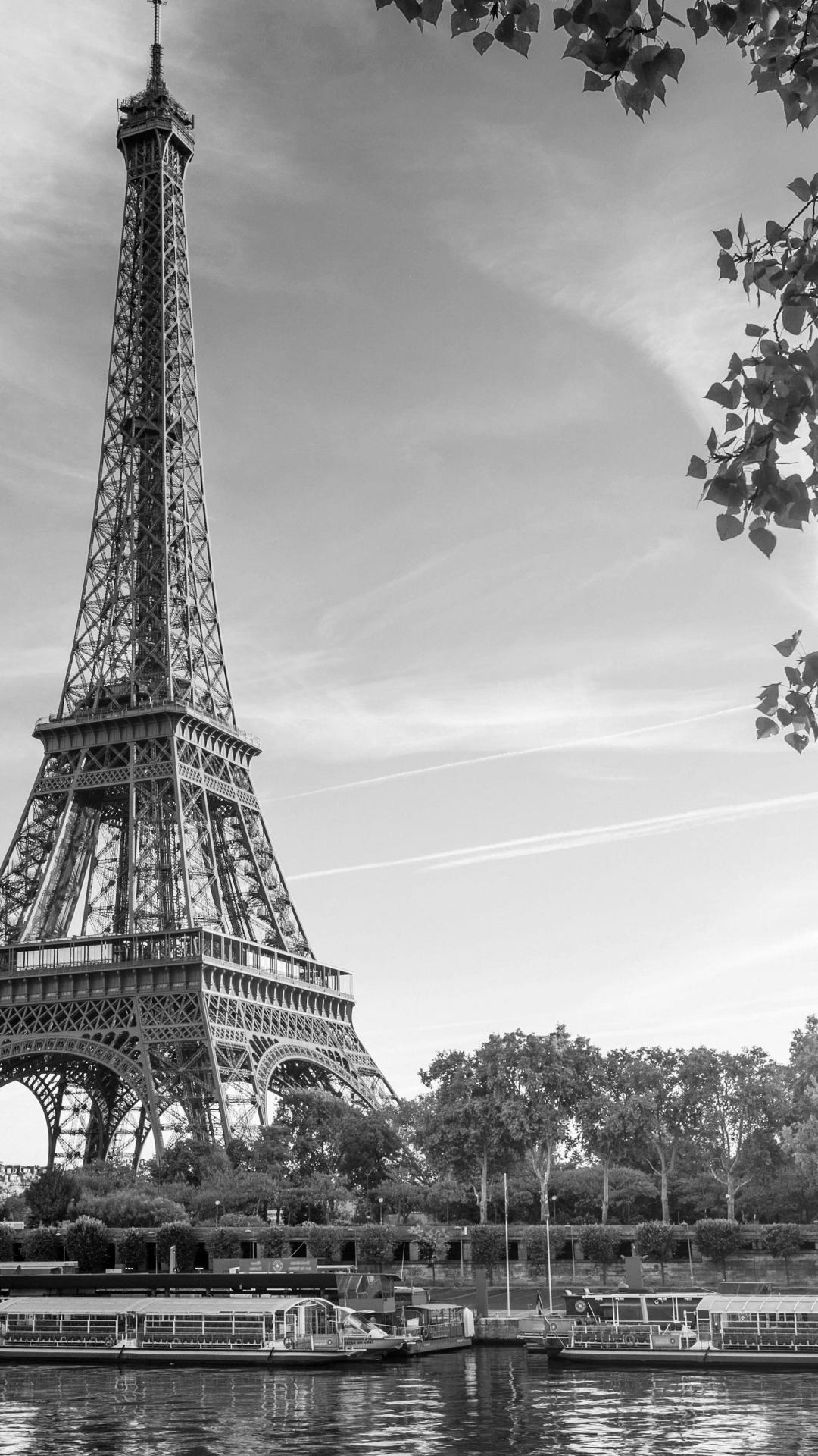 Black And White Eiffel Tower Wallpapers