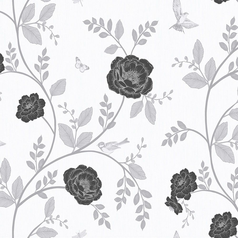 Black And White Floral Wallpapers