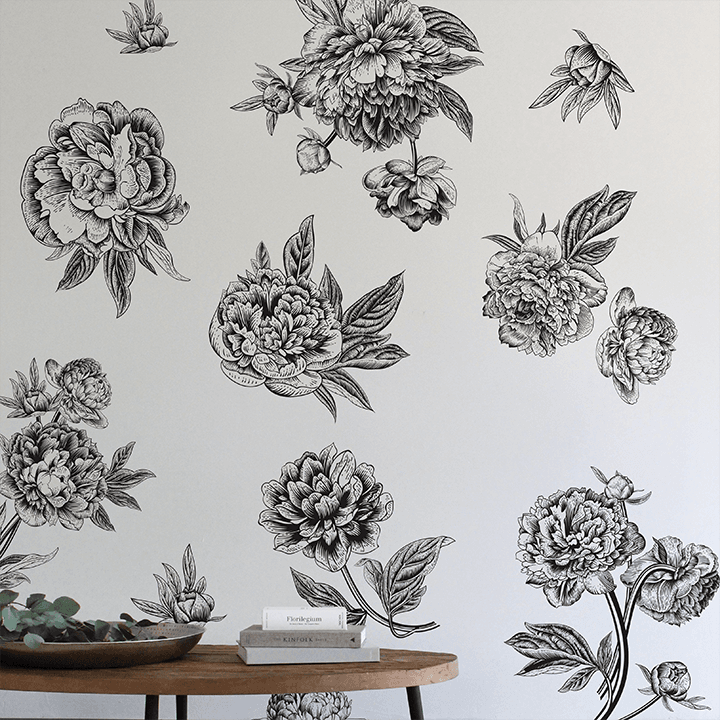 Black And White Floral Wallpapers