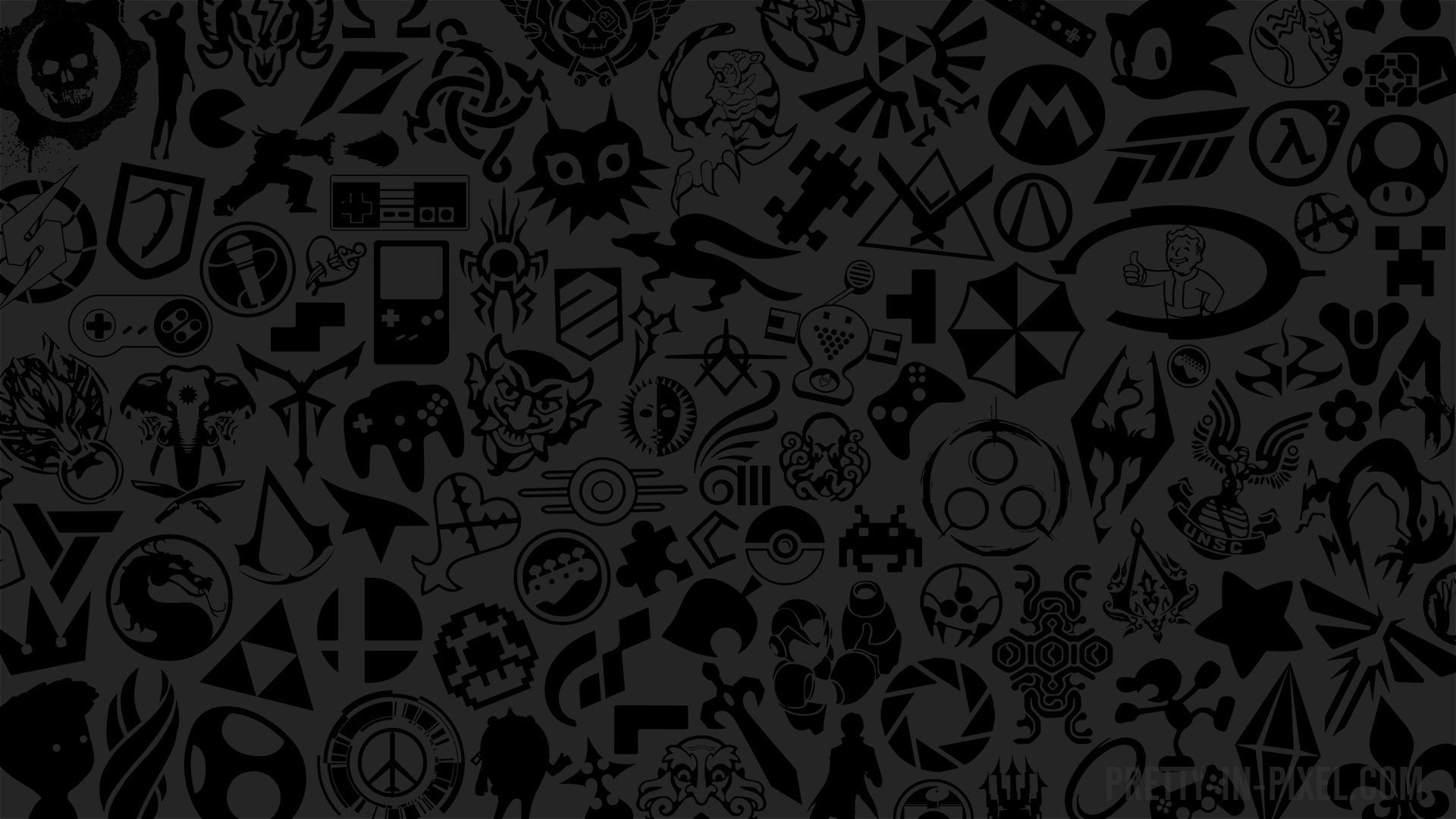 Black And White Gaming Wallpapers