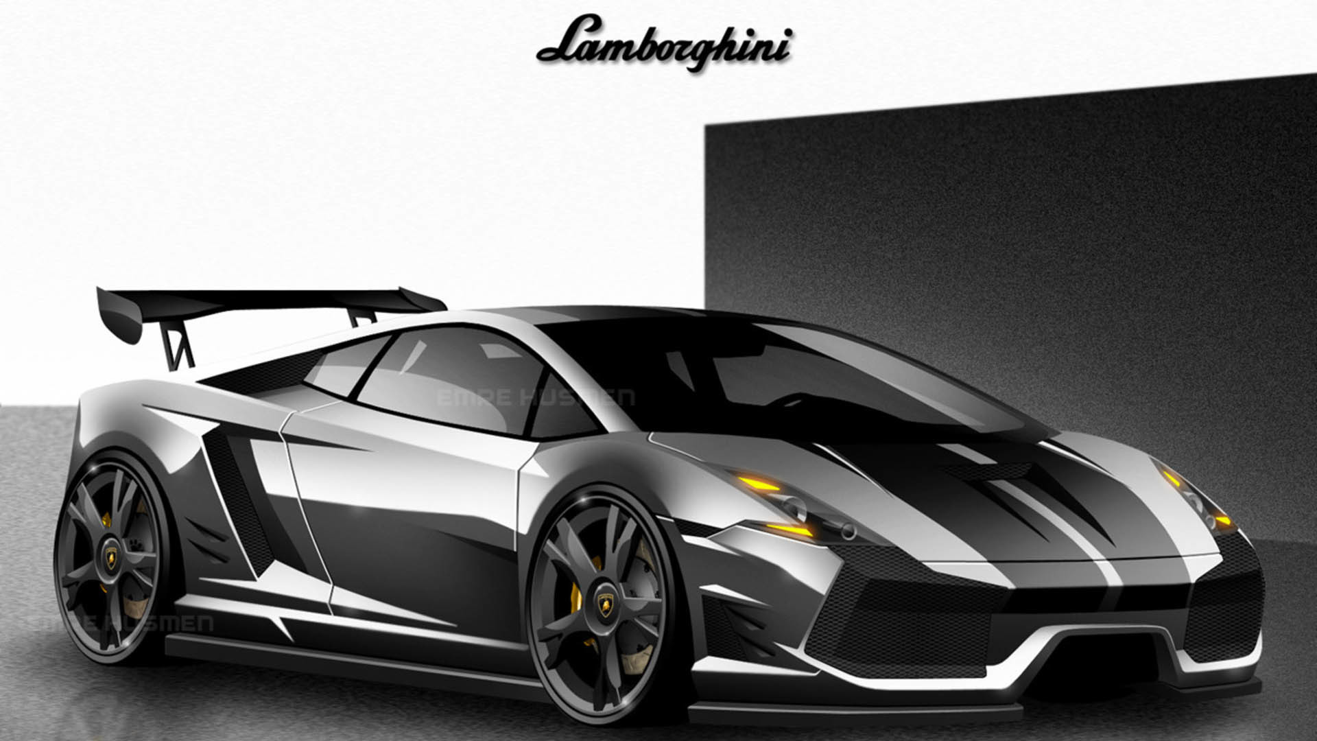 Black And White Lamborghini Wallpapers