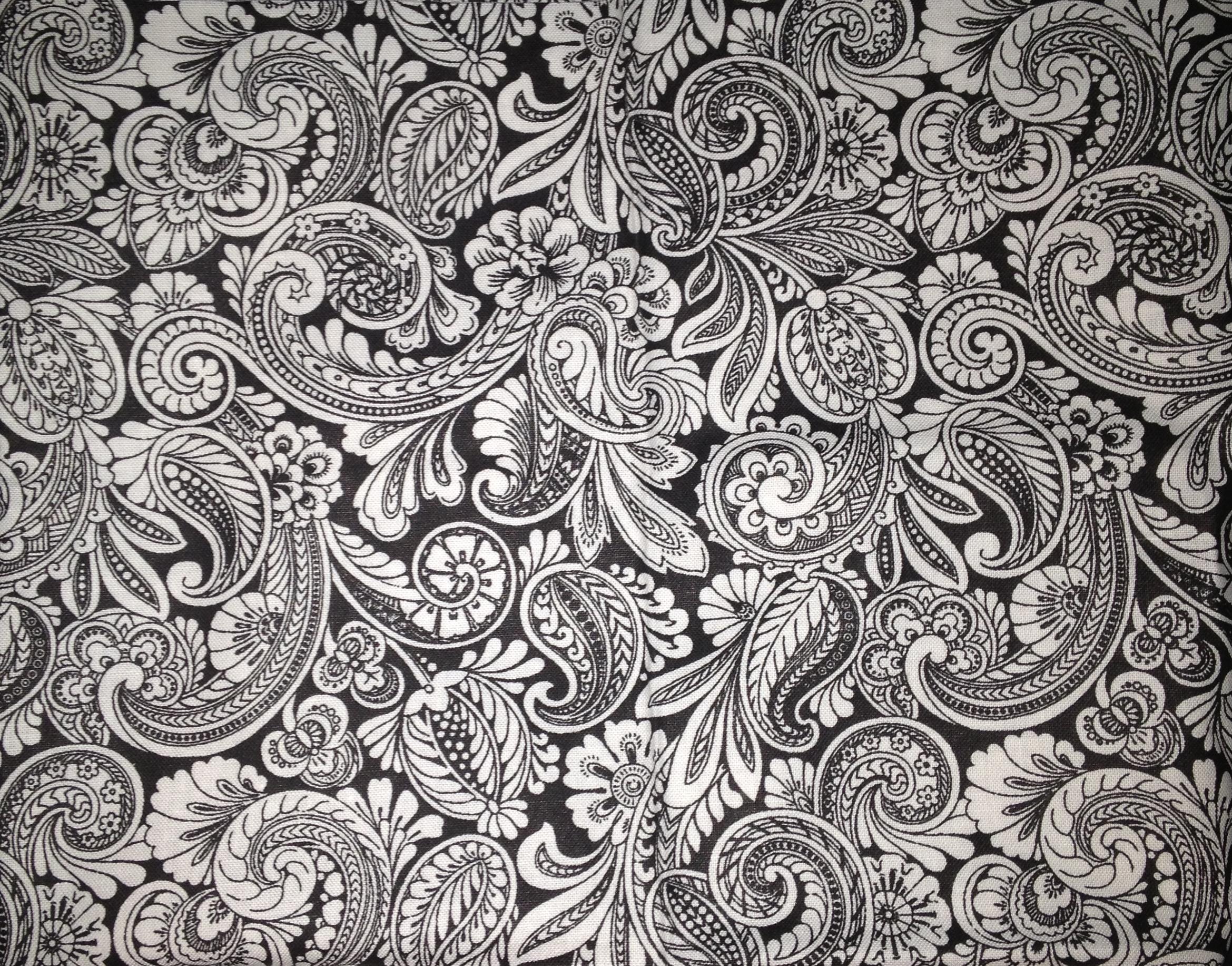 Black And White Paisley Wallpapers