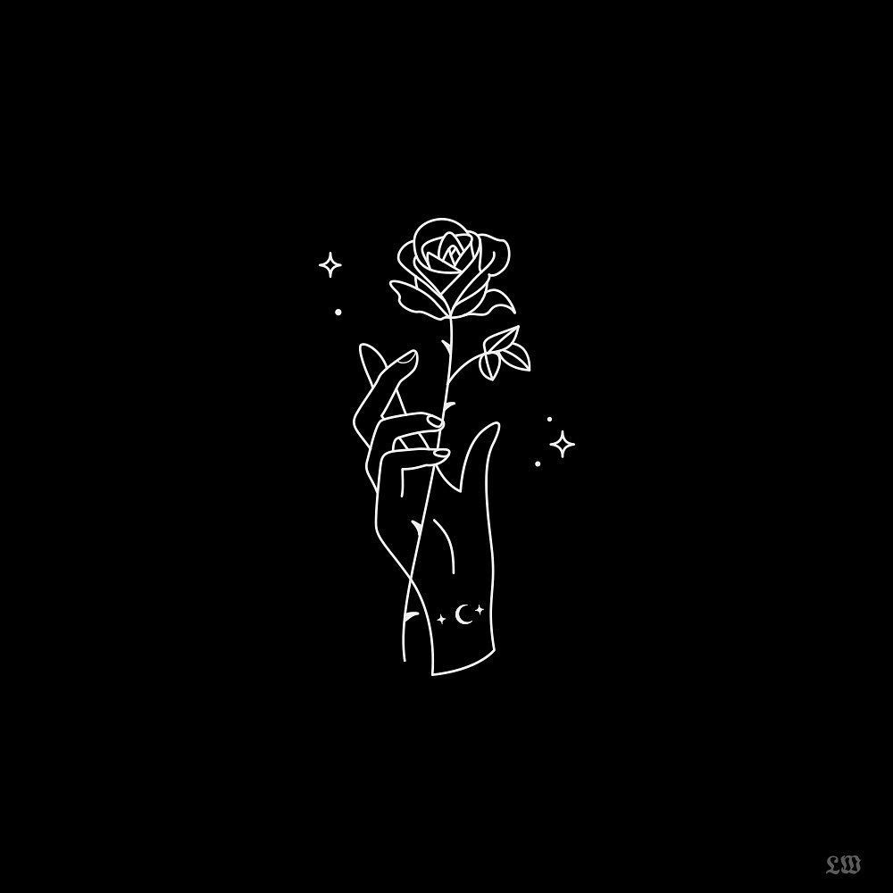 Black And White Rose Drawing Wallpapers