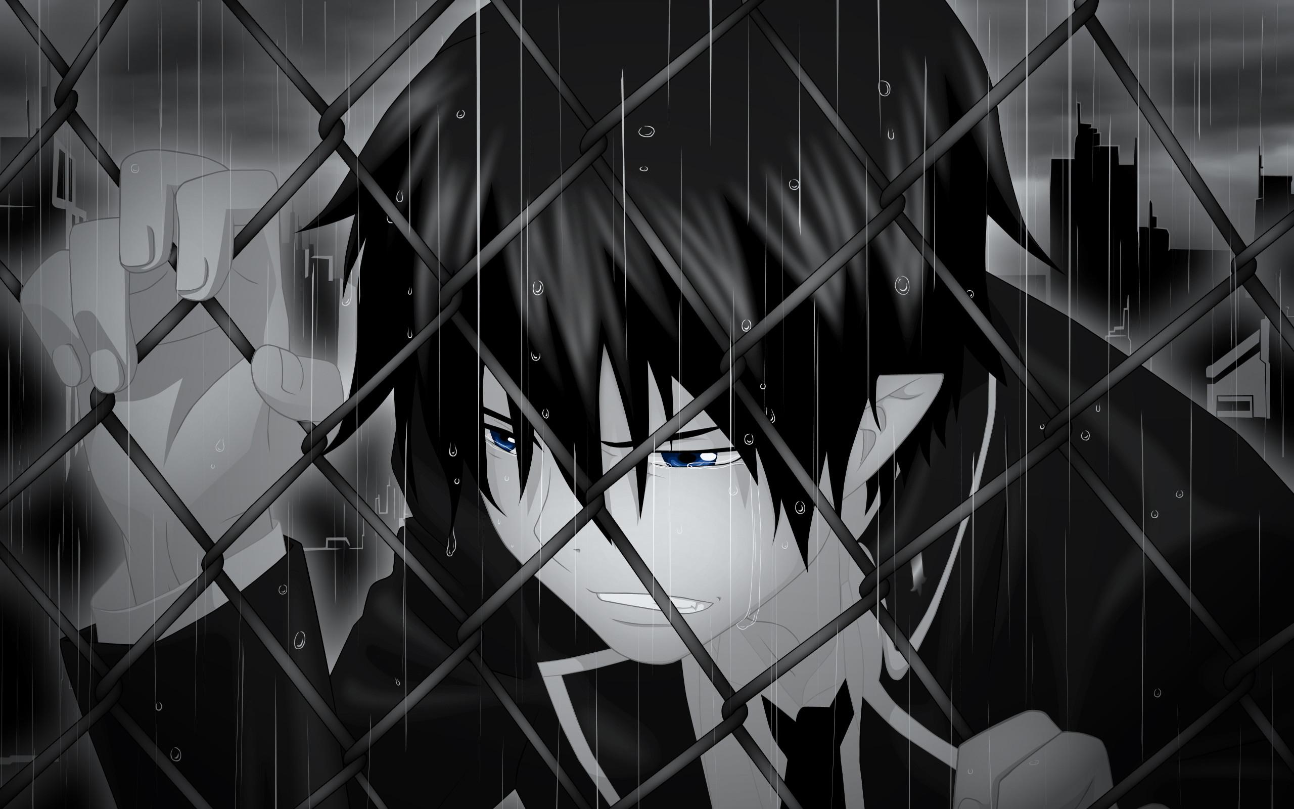 Black And White Sad Anime Girl Wallpapers