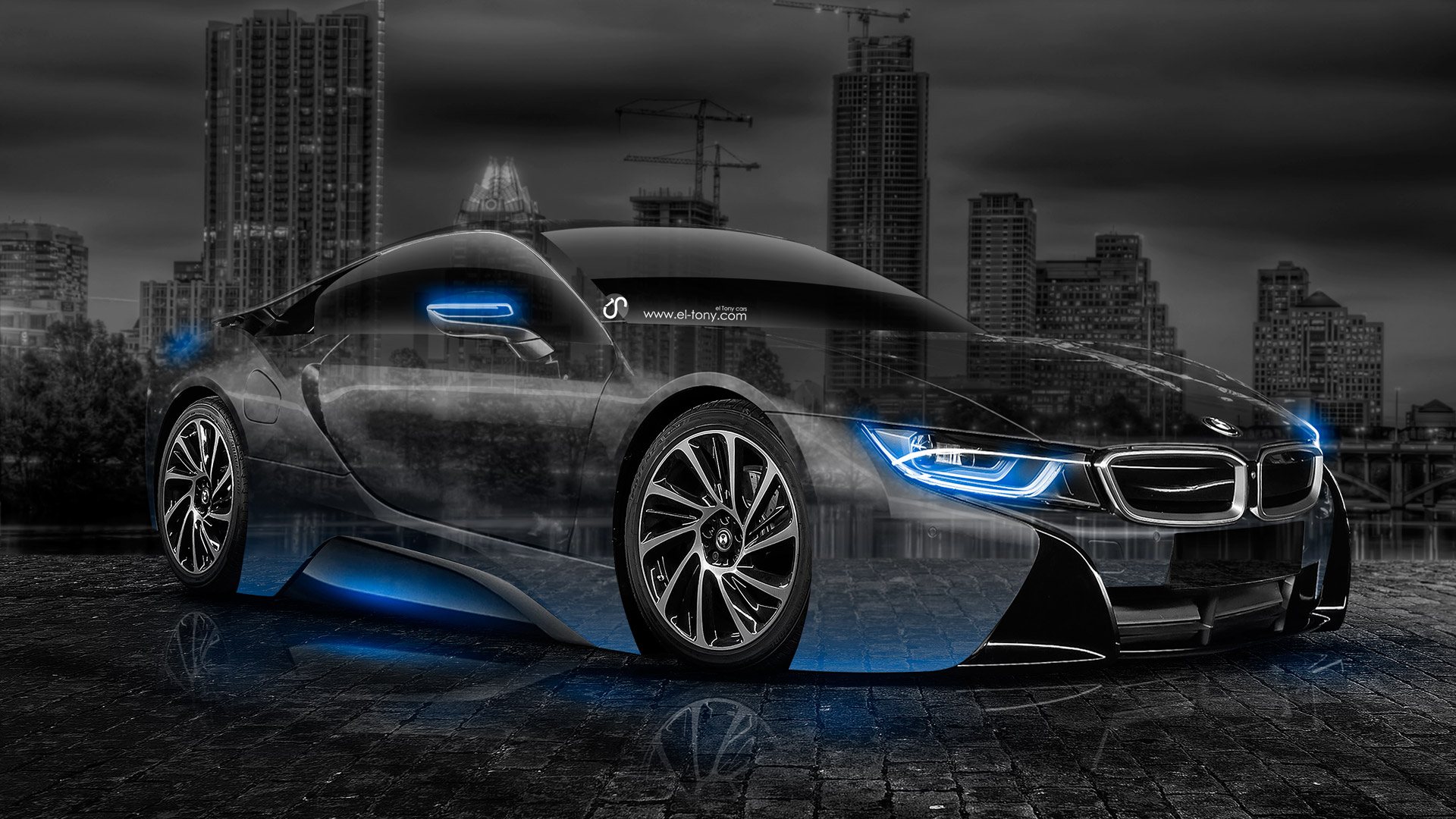 Black Bmw I8 Wallpapers