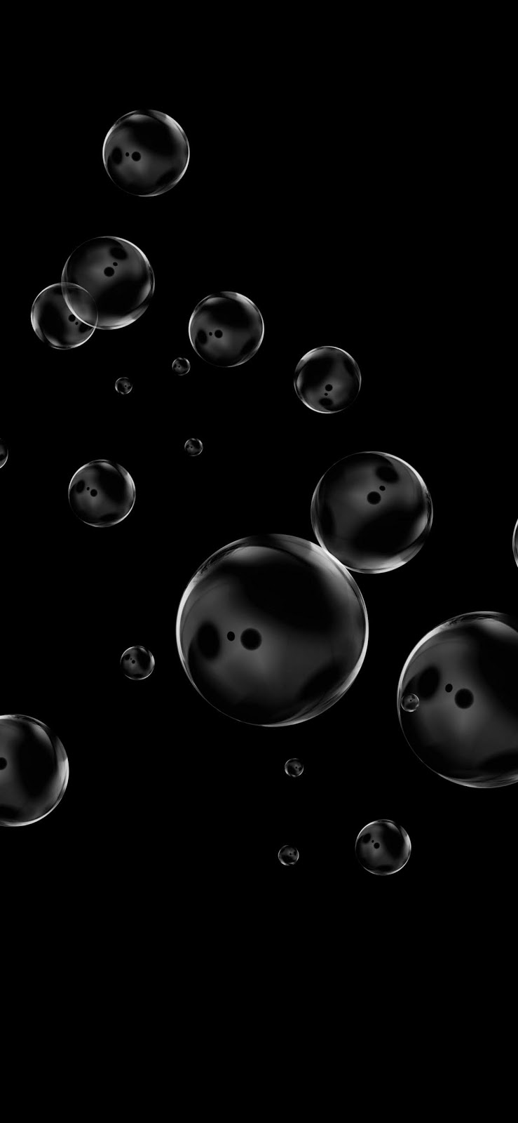 Black Bubbles Wallpapers
