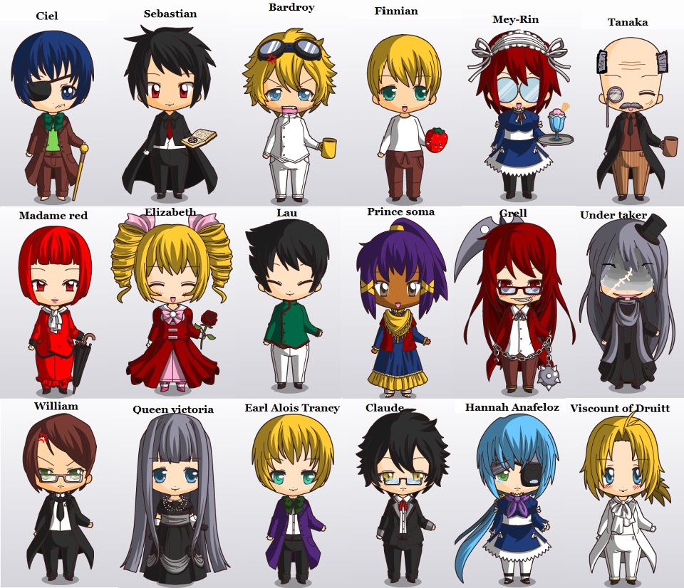 Black Butler Chibi Wallpapers