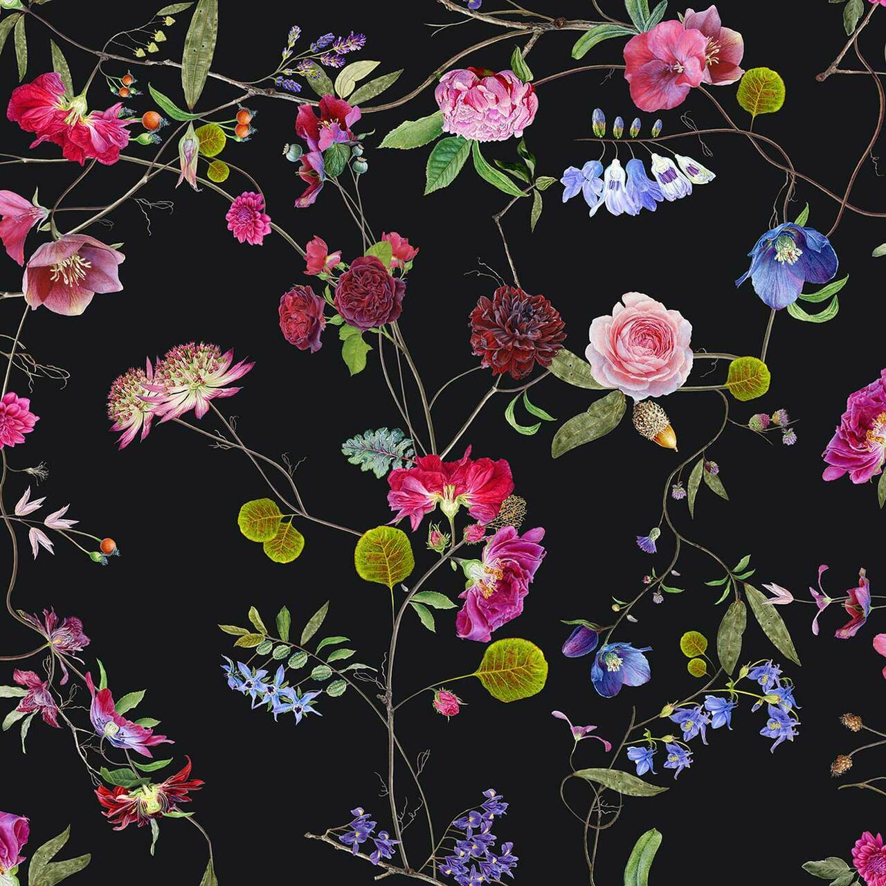 Black Chinoiserie Wallpapers