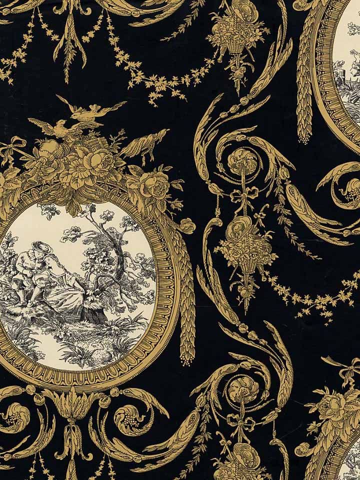 Black Chinoiserie Wallpapers