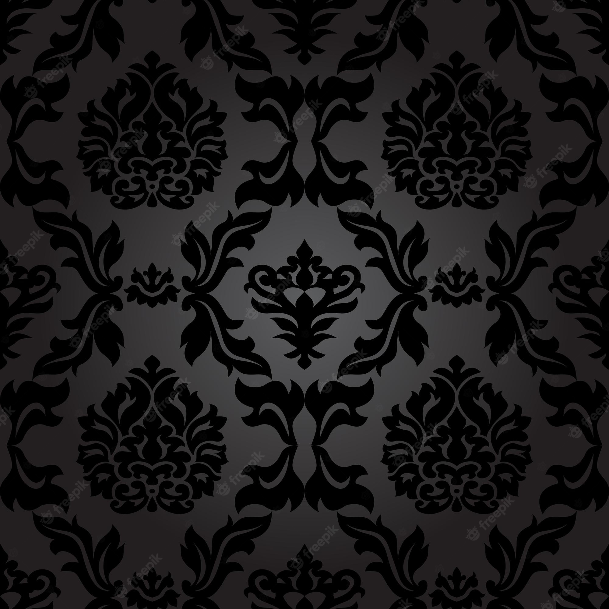 Black Damask Wallpapers