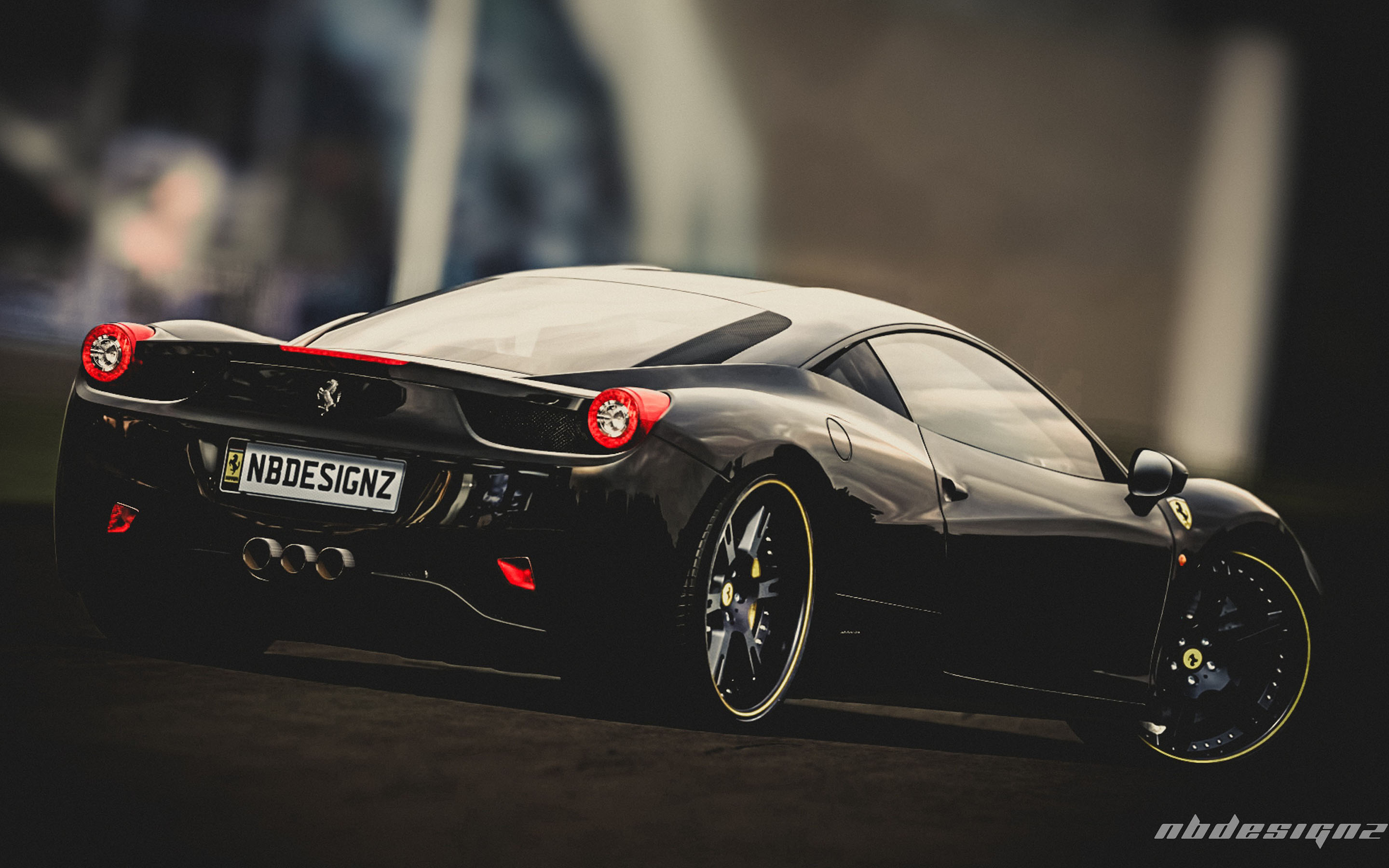 Black Ferrari Wallpapers