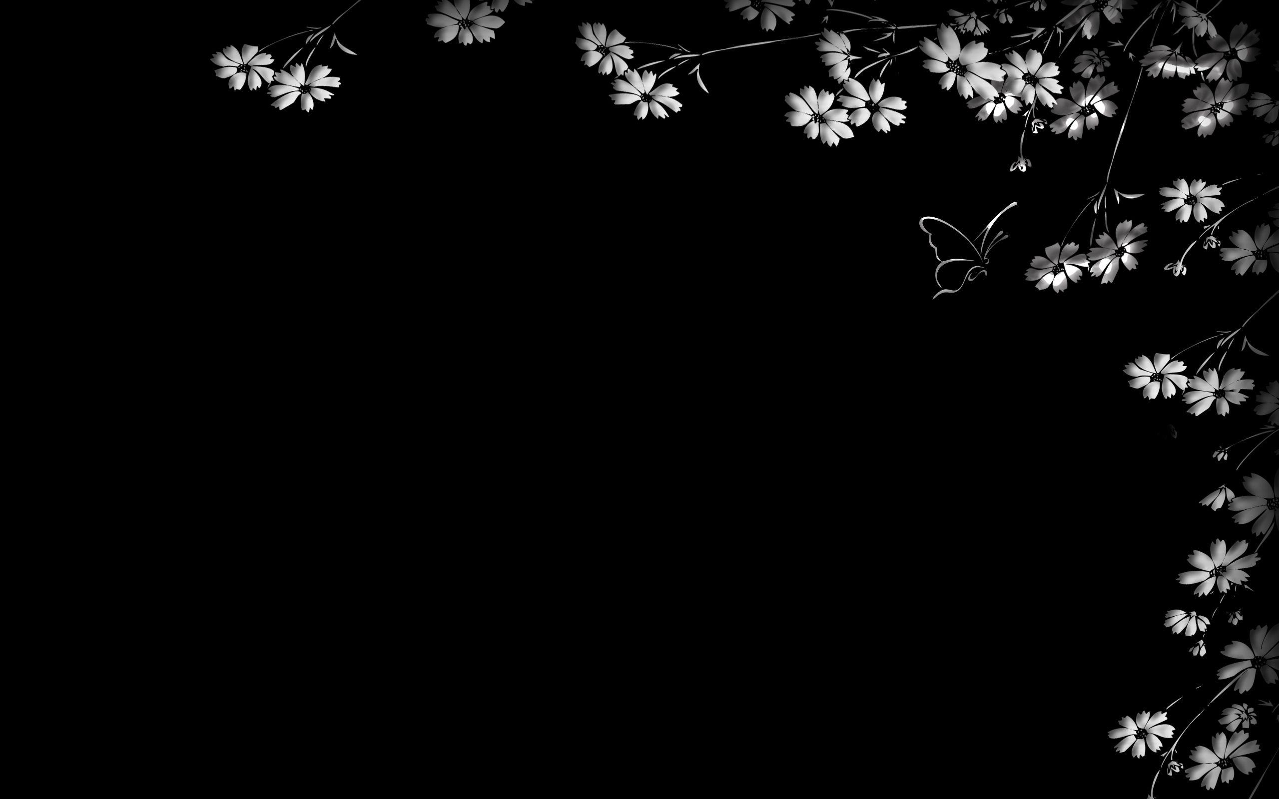 Black Floral Wallpapers