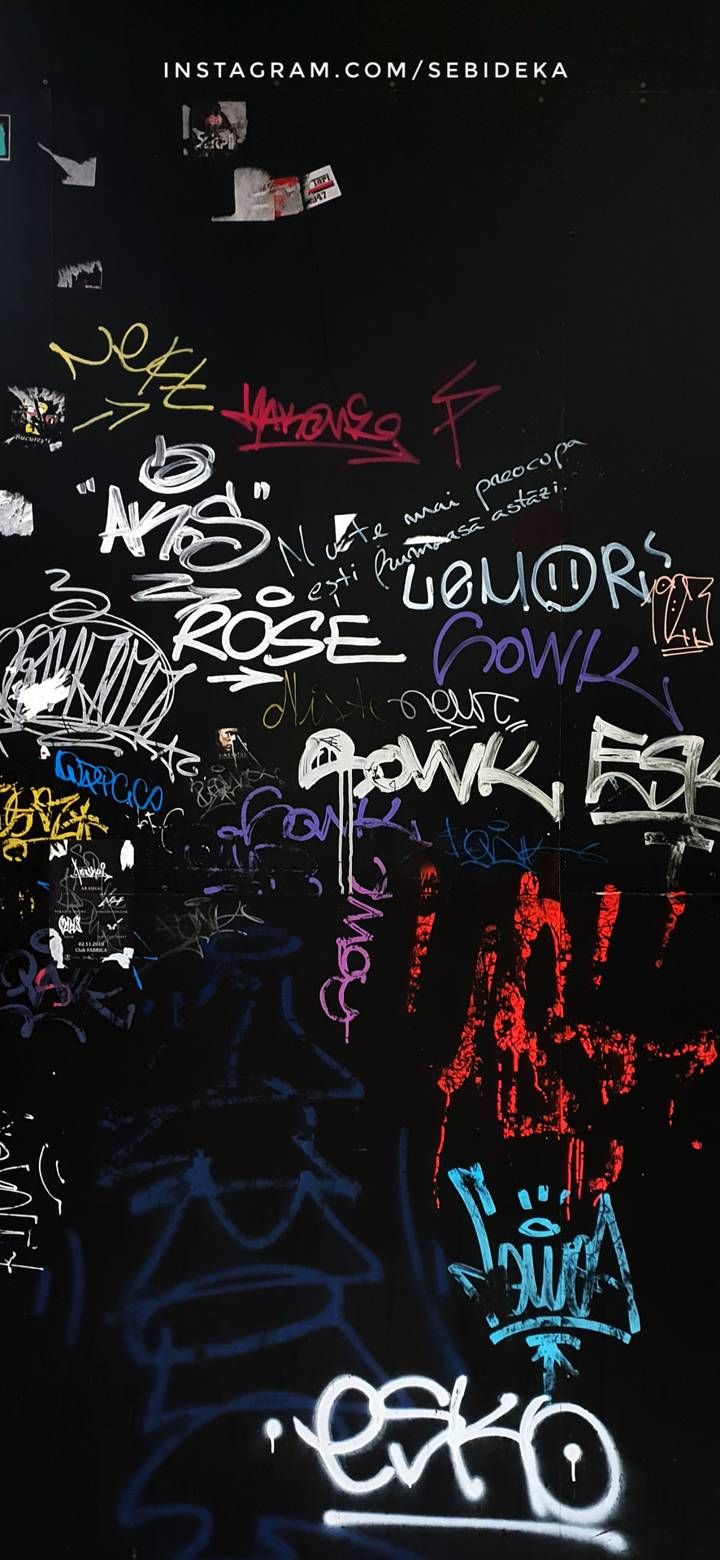 Black Graffiti Wallpapers