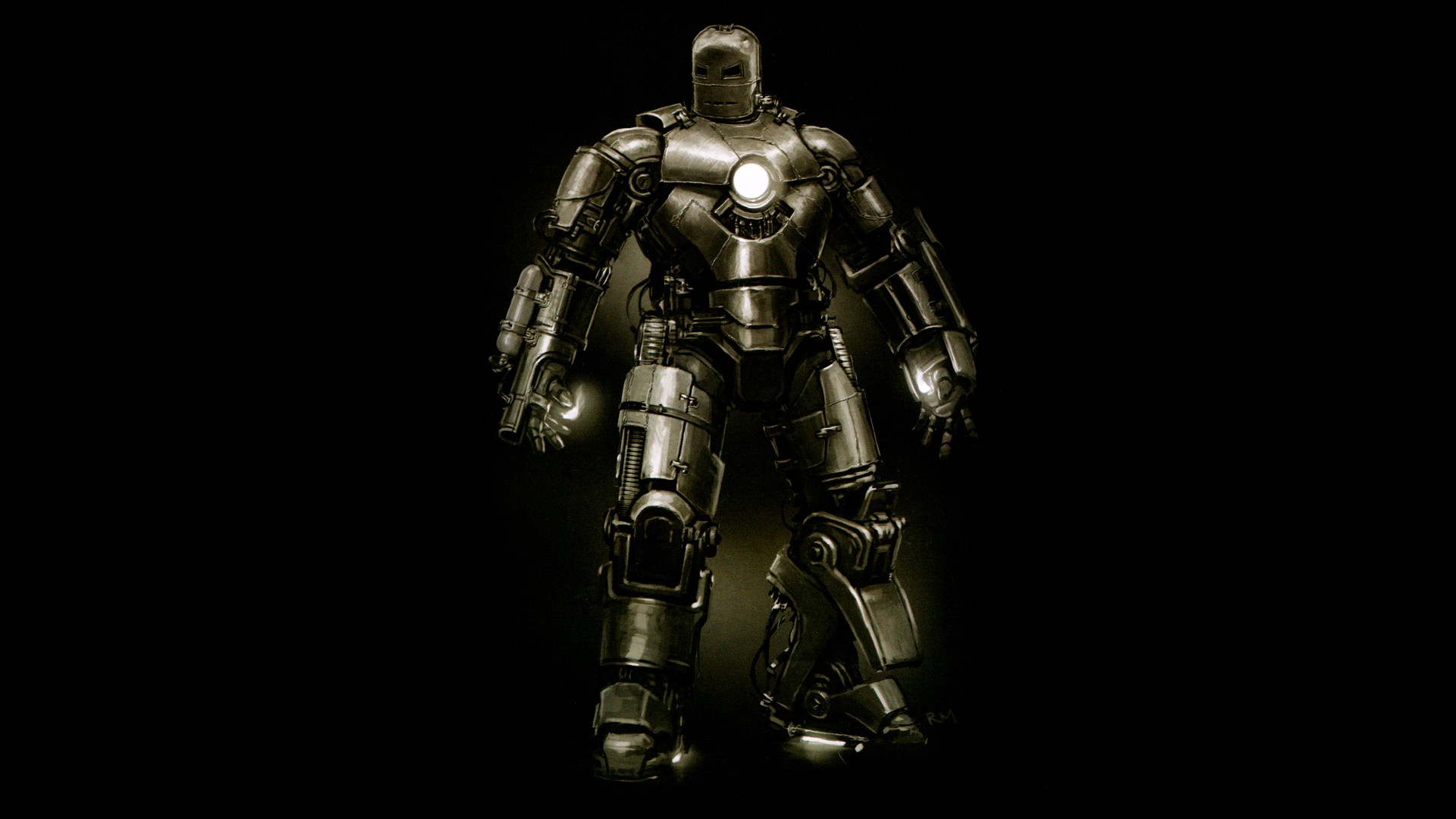 Black Iron Man Wallpapers