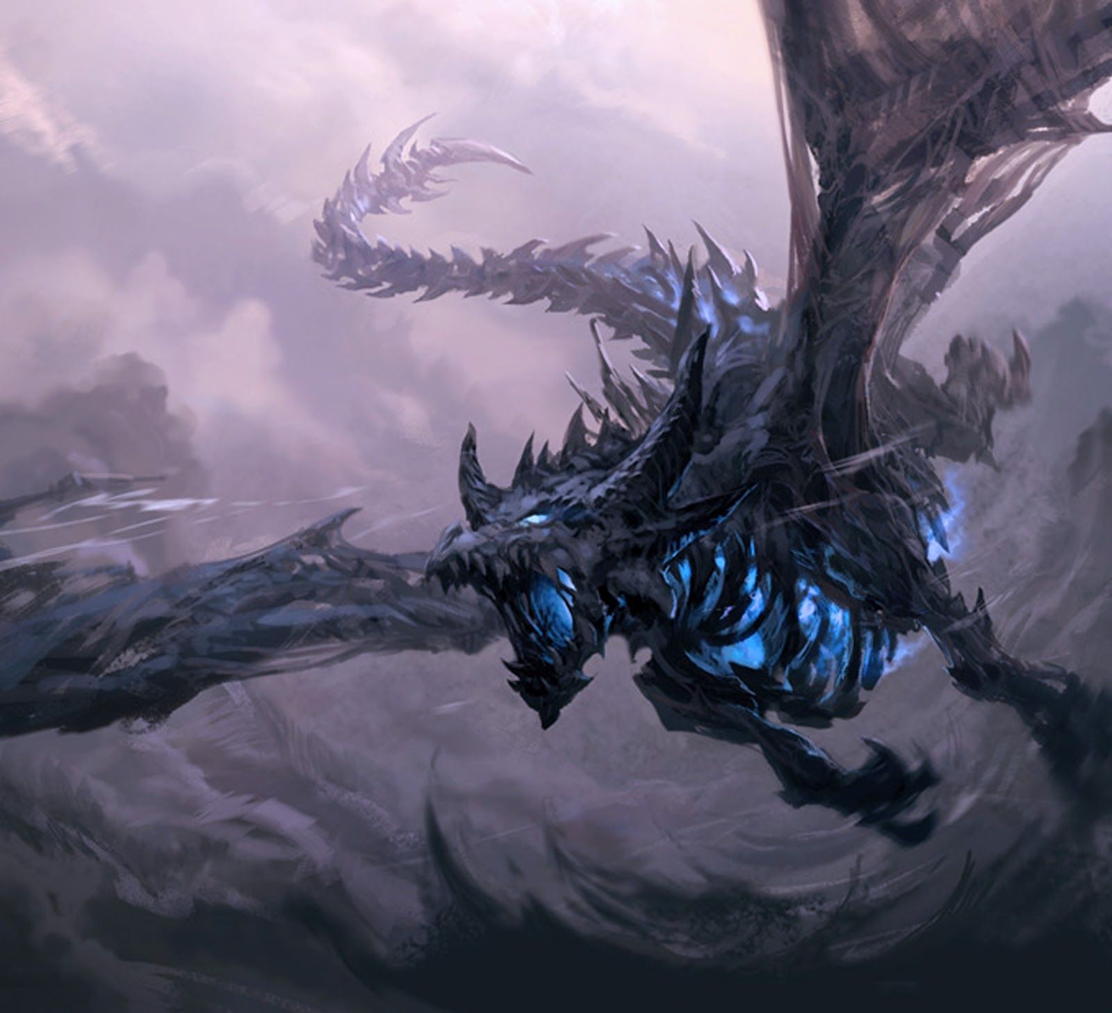 Black Lightning Dragon Wallpapers