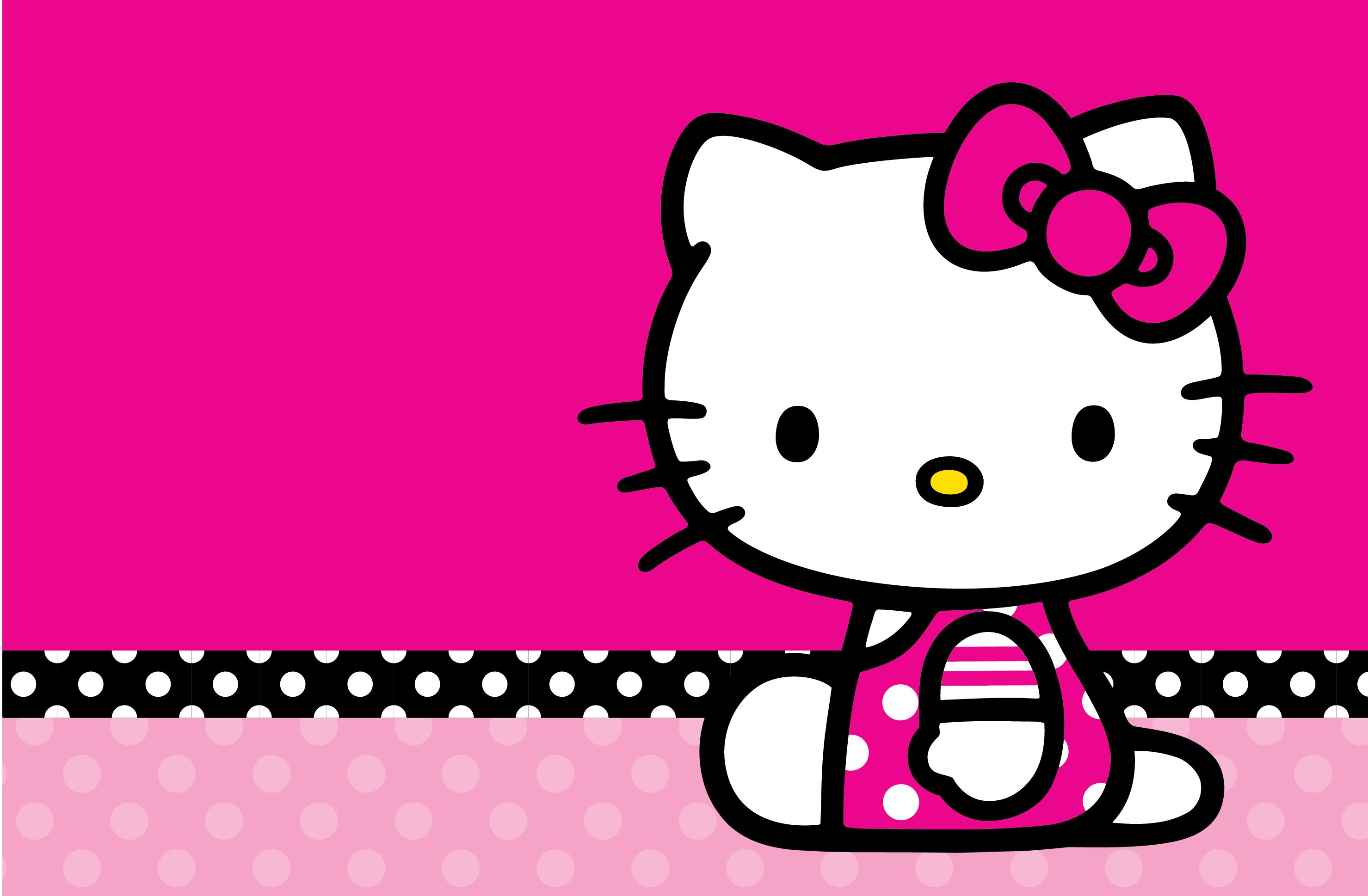 Black Love Hello Kitty Wallpapers