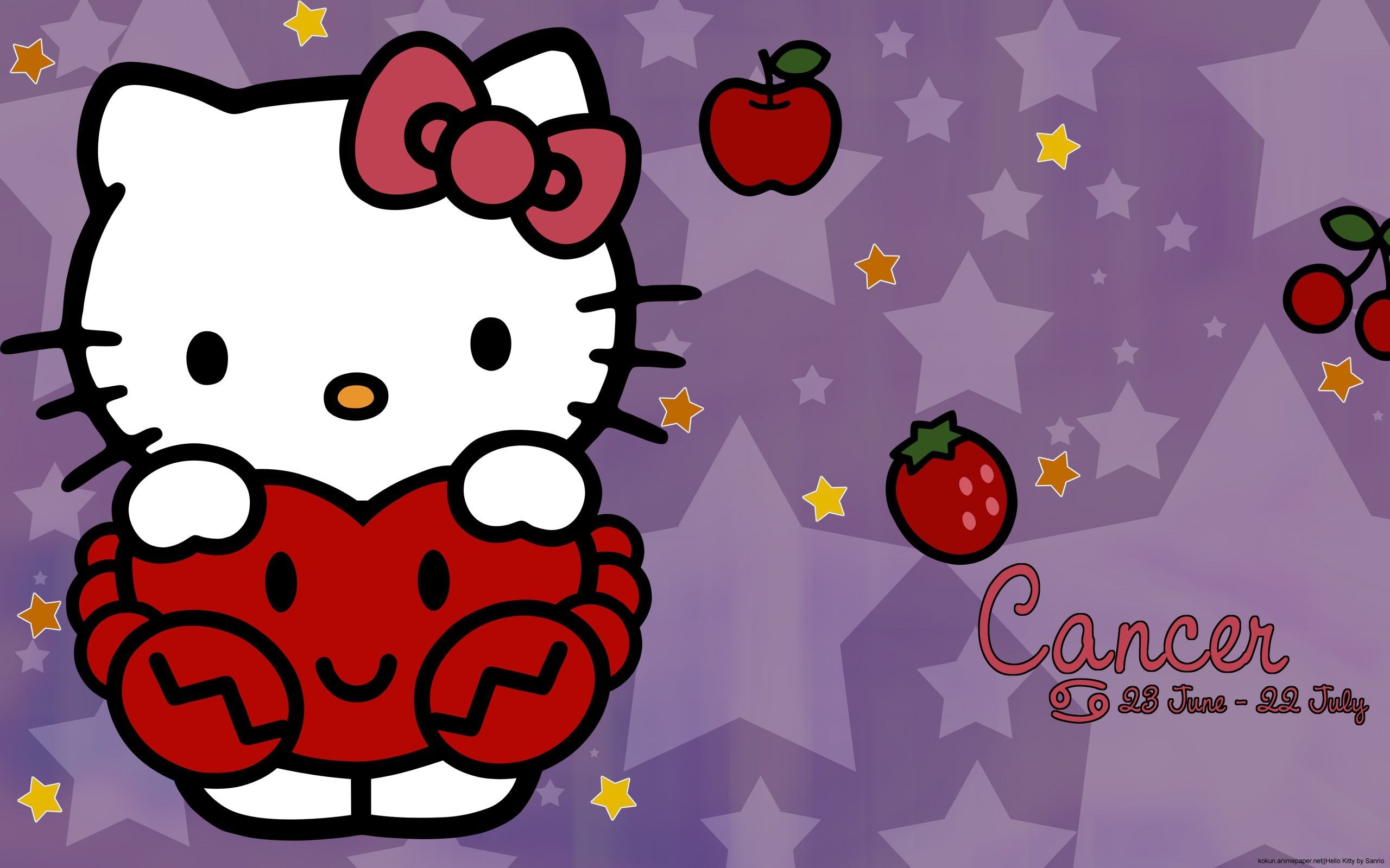 Black Love Hello Kitty Wallpapers