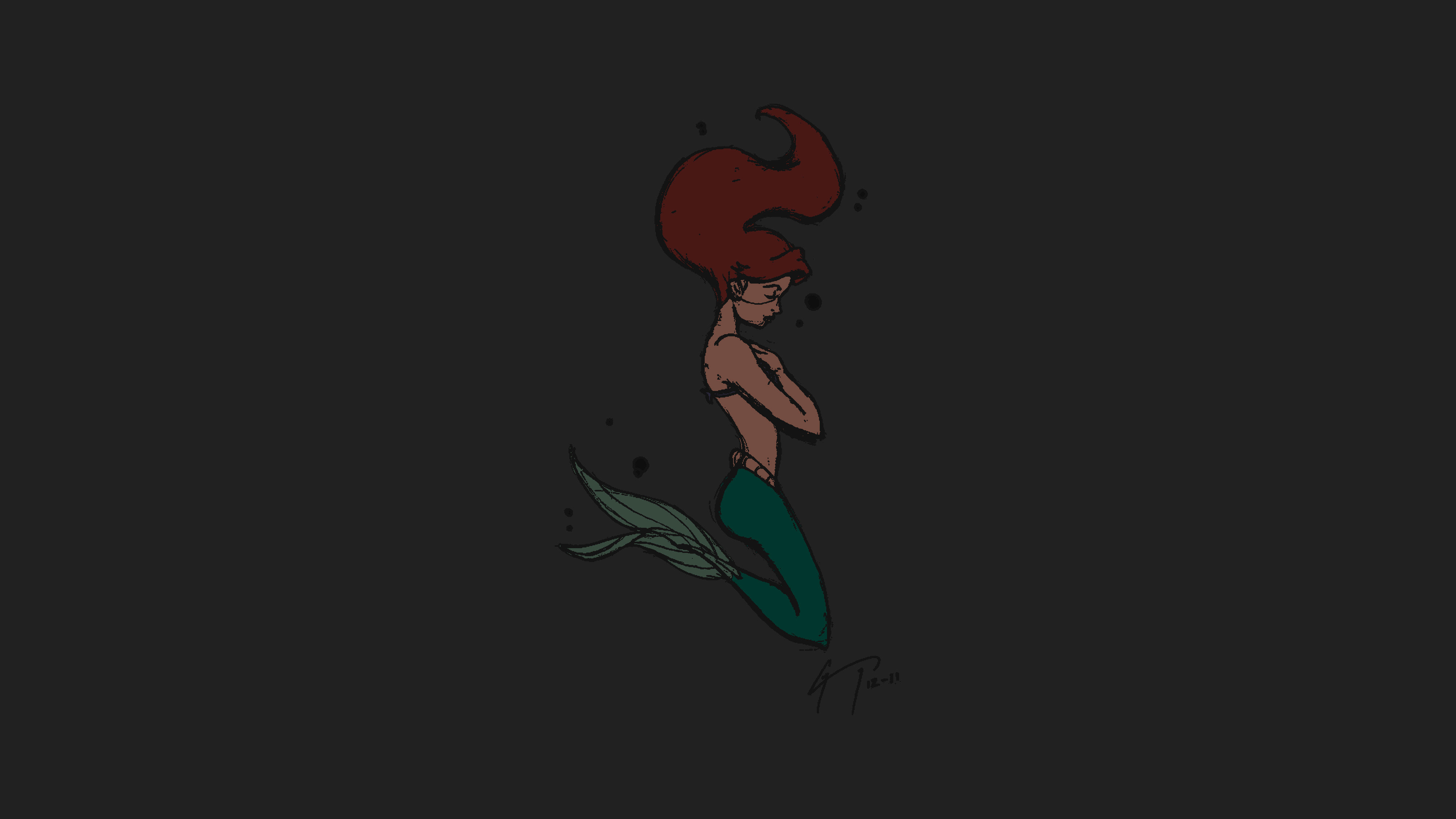 Black Mermaid Wallpapers