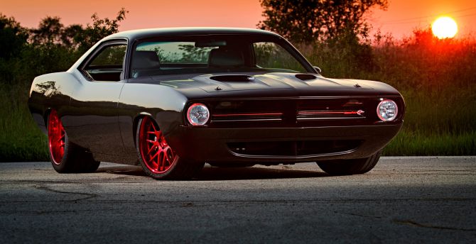 Black Muscle Car Wallpapers