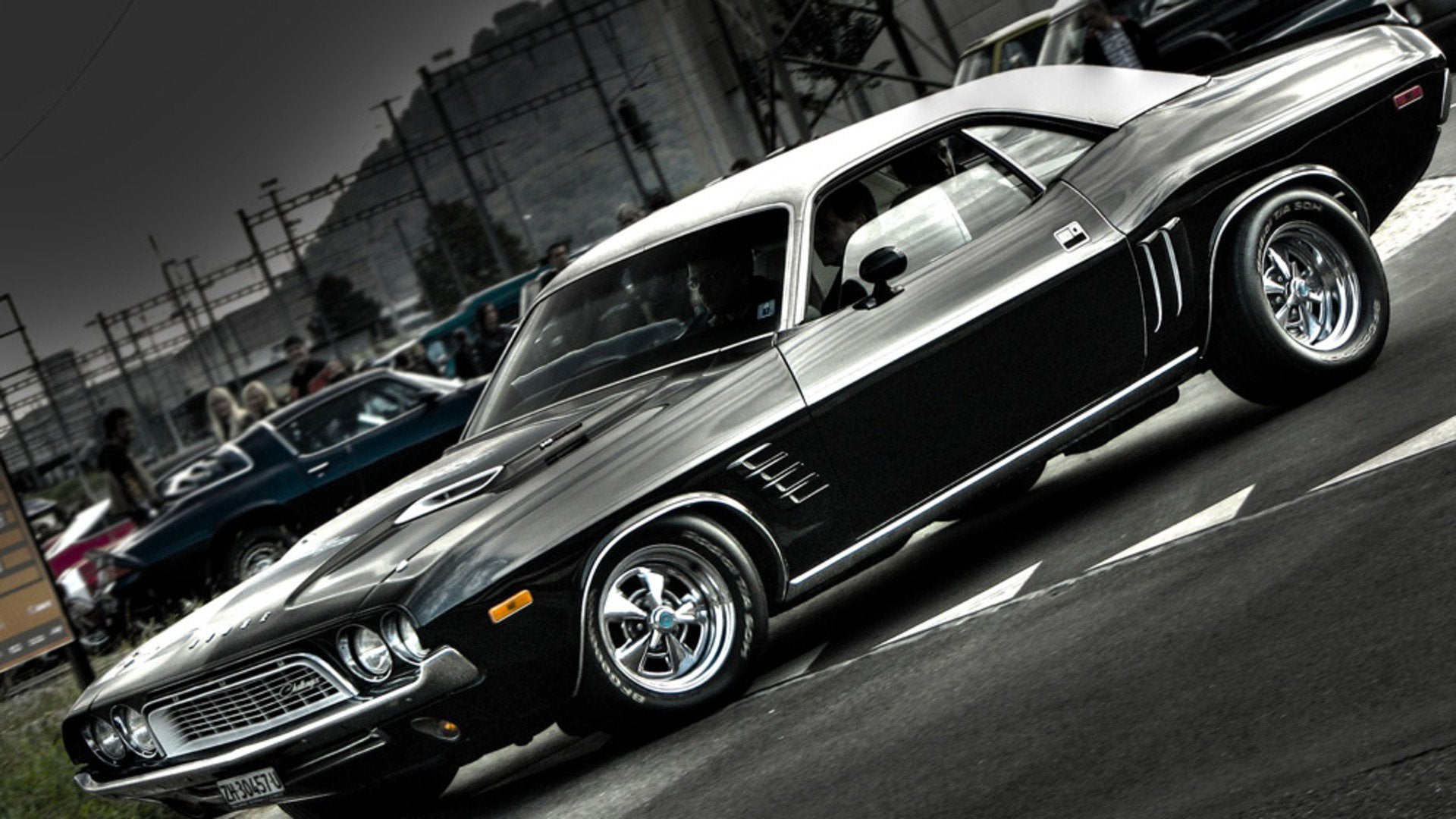 Black Muscle Car Wallpapers