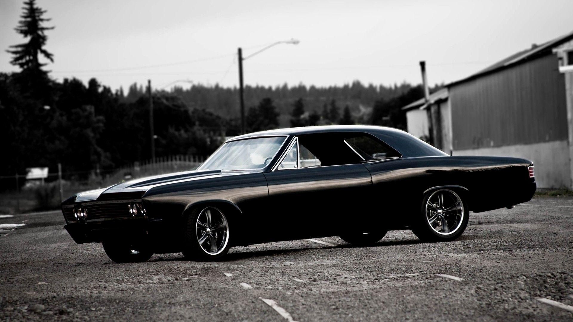 Black Muscle Car Wallpapers