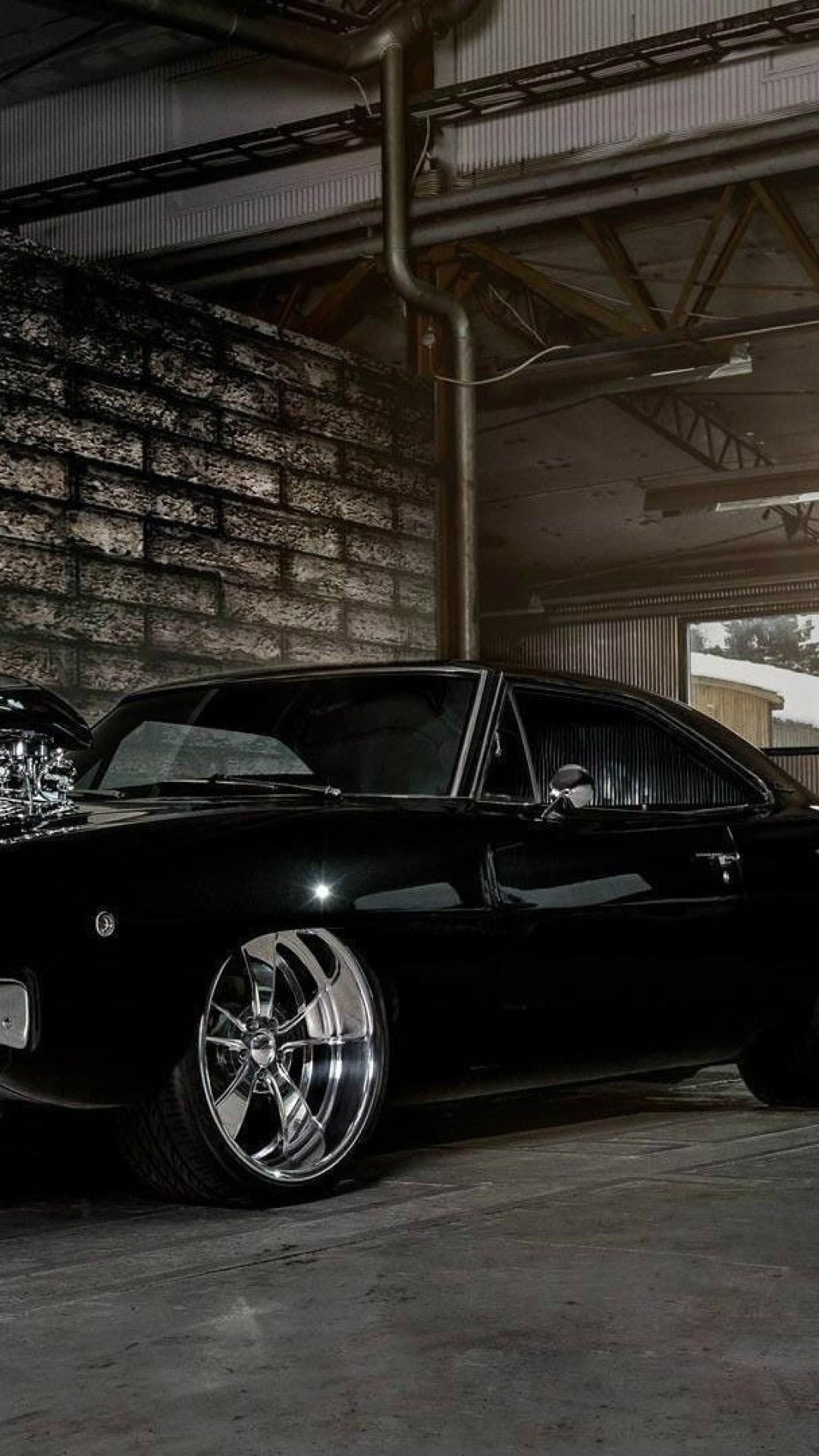 Black Muscle Car Wallpapers