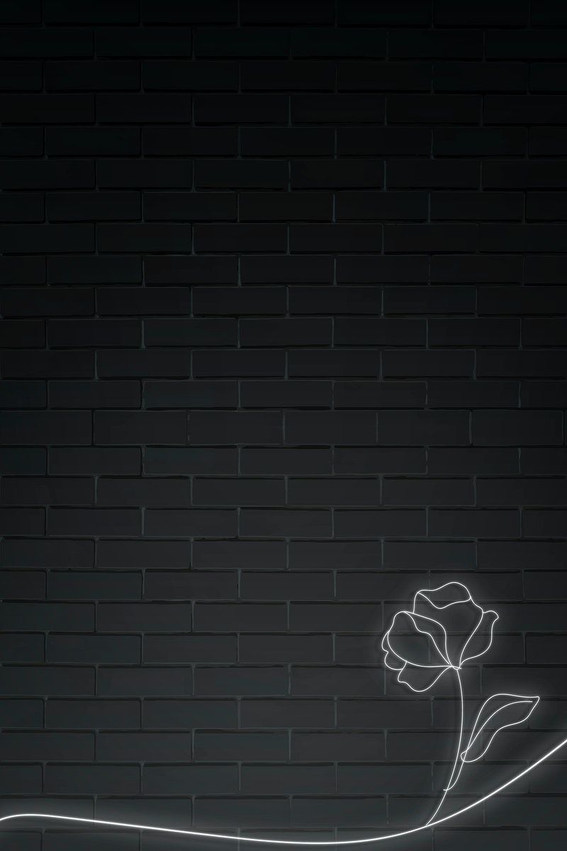 Black Neon Rose Wallpapers