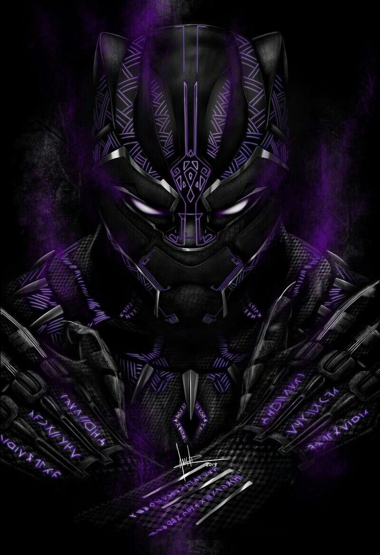 Black Panther Wakanda Forever Pose Wallpapers