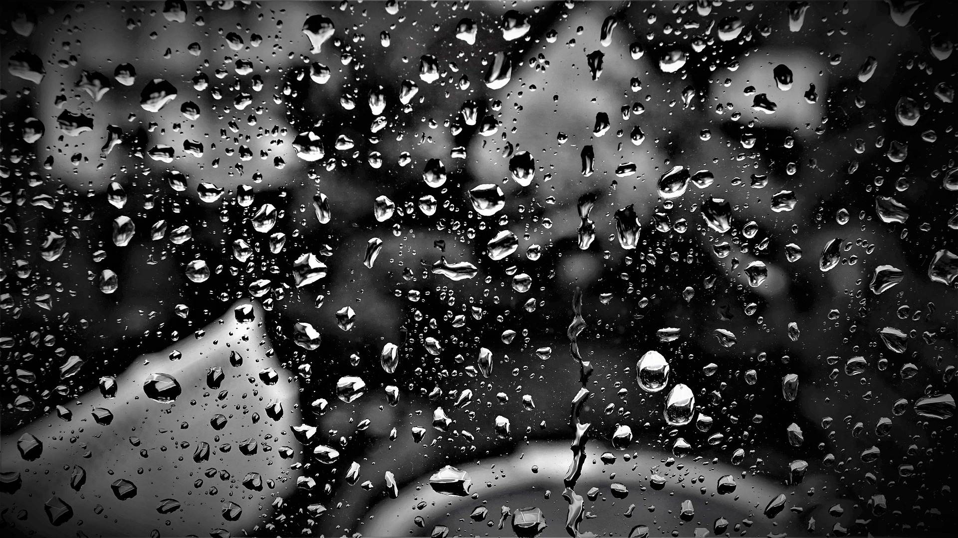 Black Raindrops Wallpapers