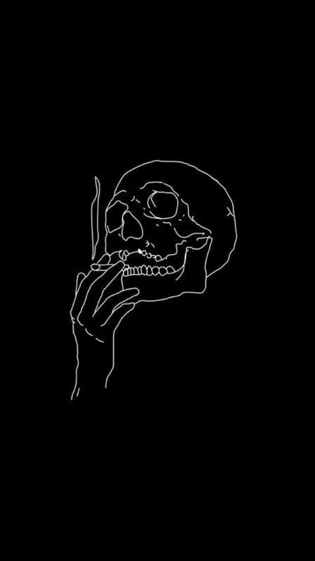 Black Skull Iphone Wallpapers