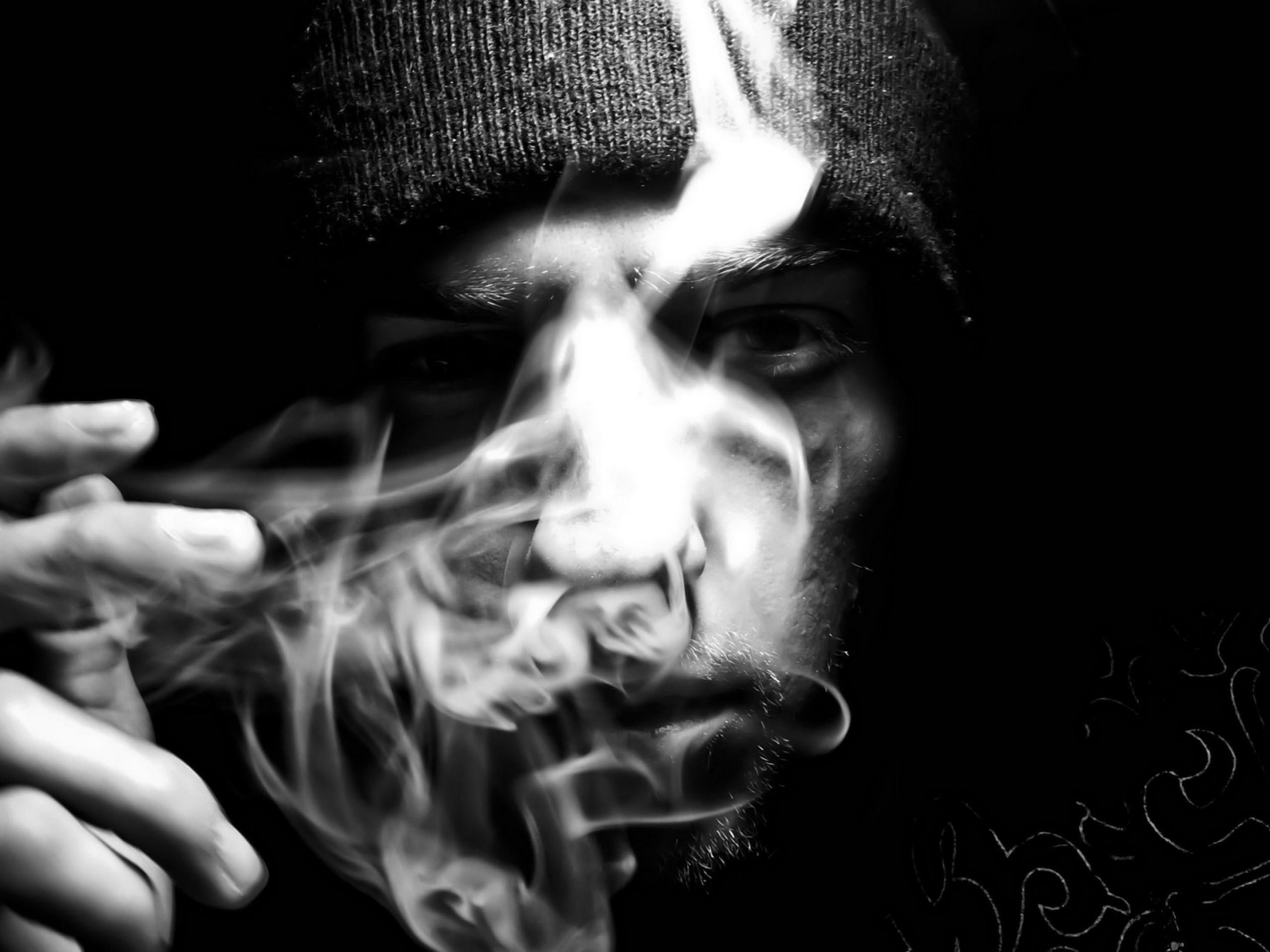 Black Smoking Wallpapers