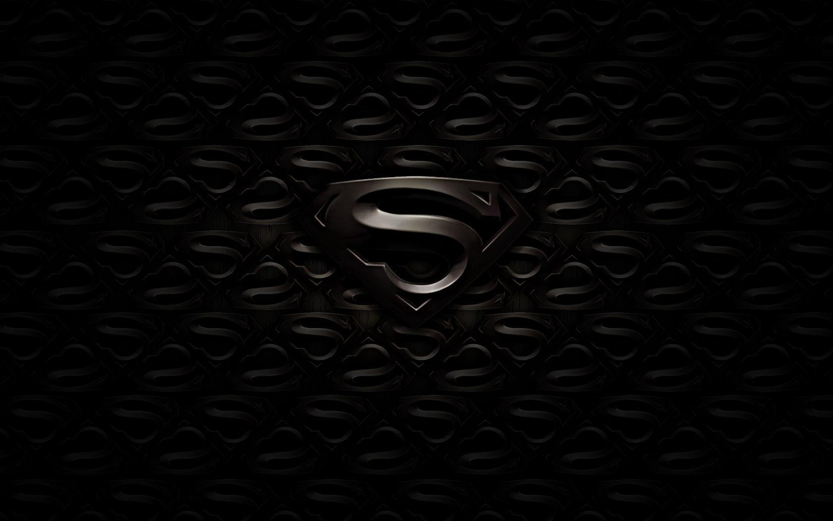 Black Superman Logo Wallpapers