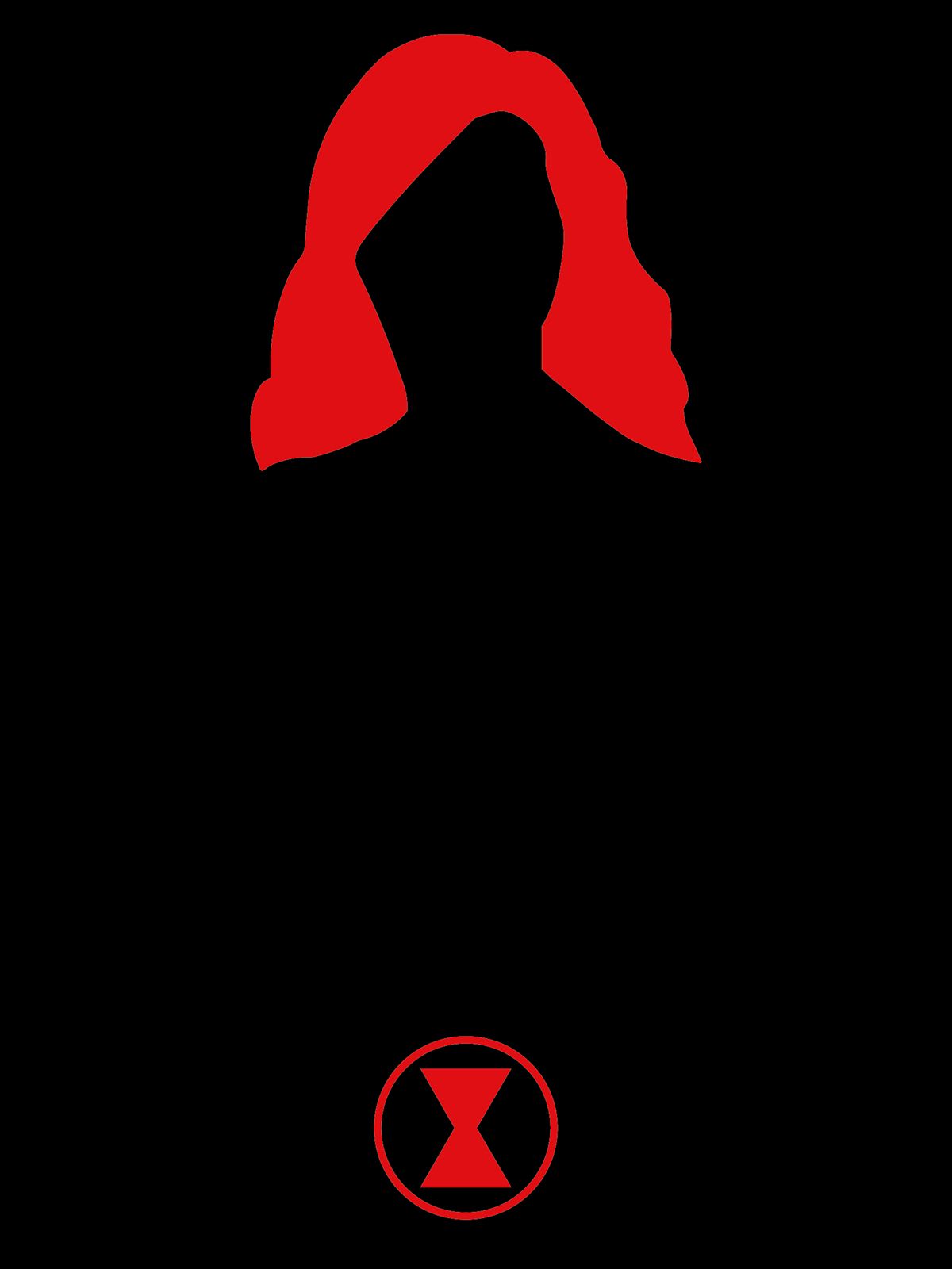 Black Widow Minimalist Wallpapers