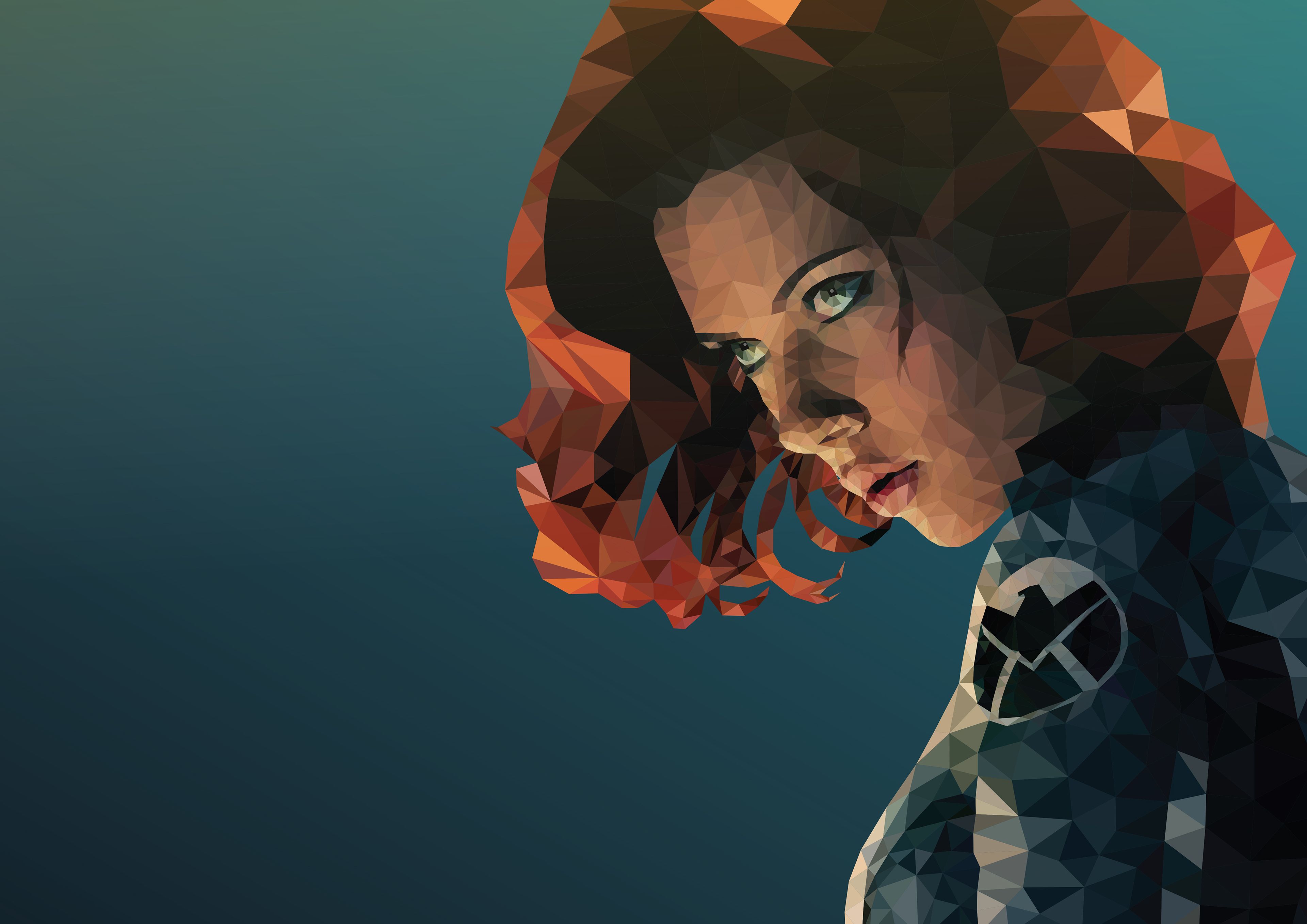 Black Widow Minimalist Wallpapers