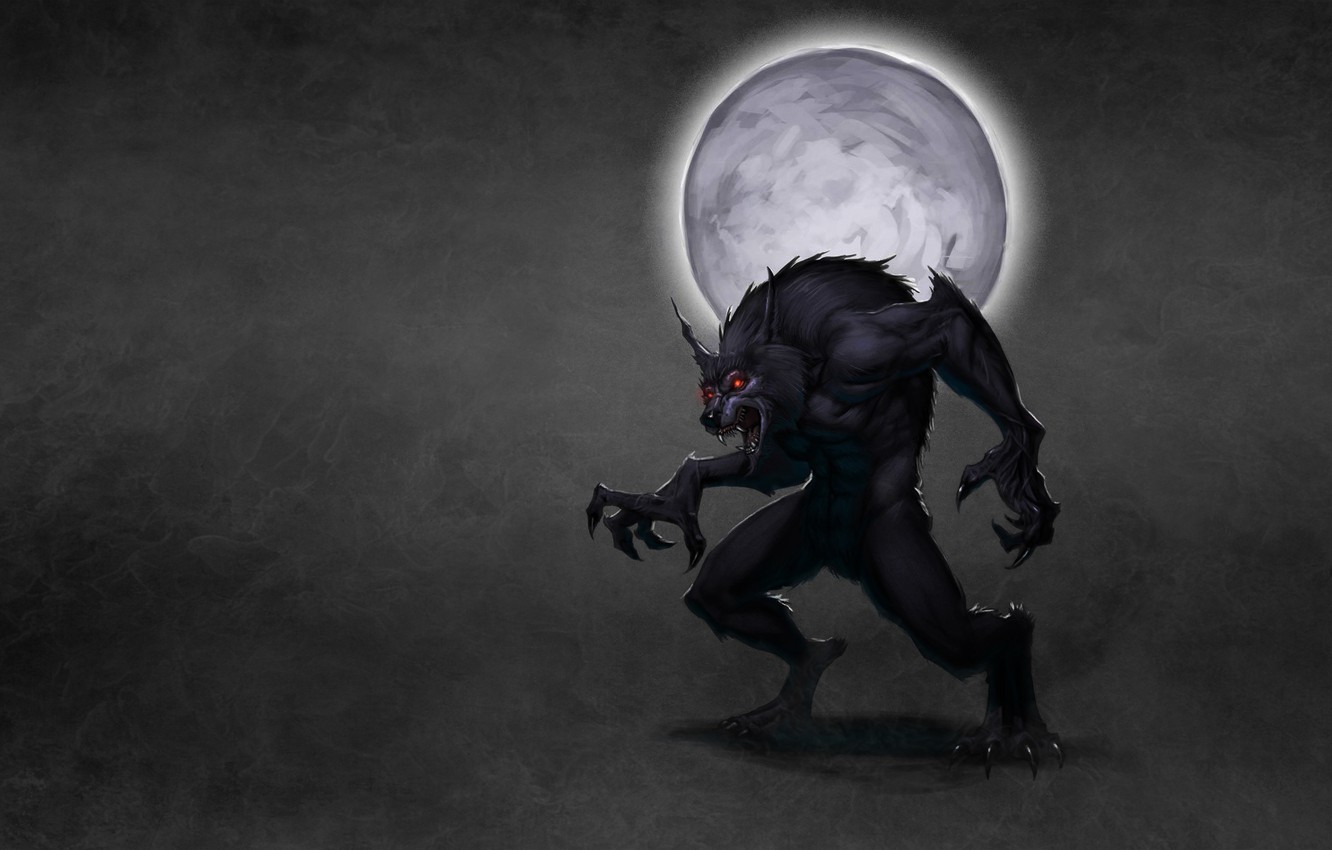 Black Wolf Red Eyes Wallpapers