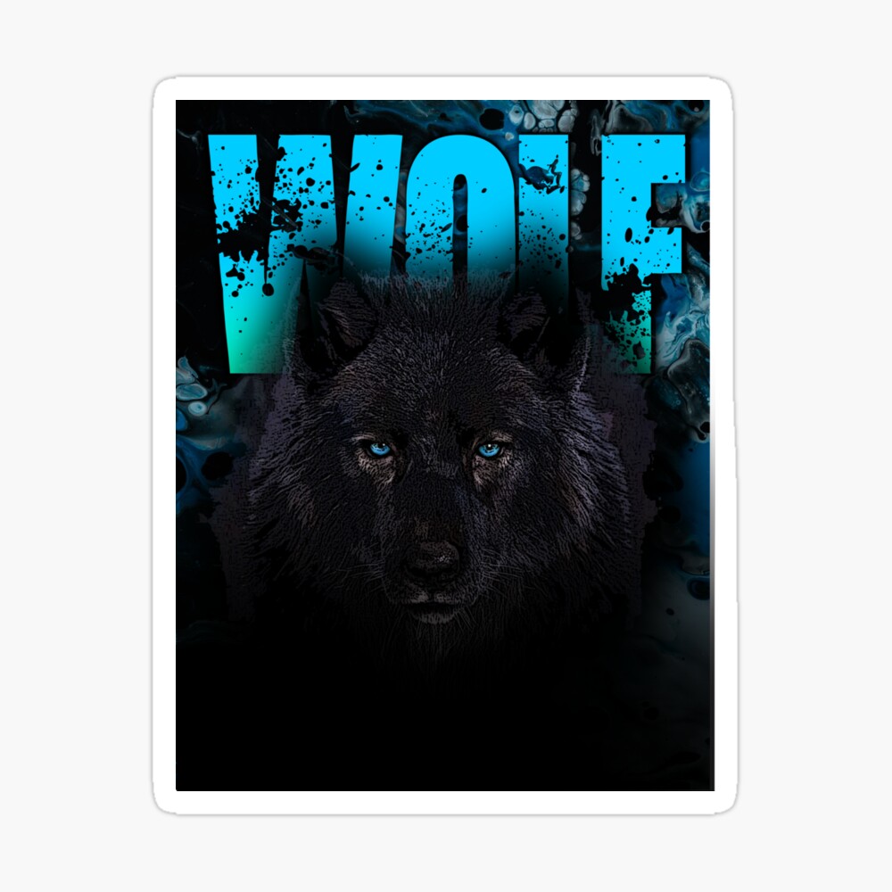 Black Wolves With Blue Eyes Wallpapers