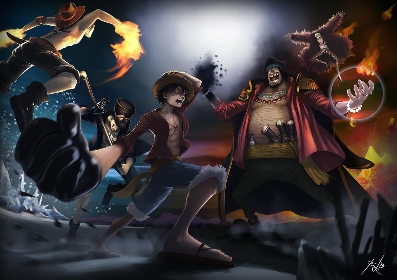 Blackbeard And Luffy Wallpapers