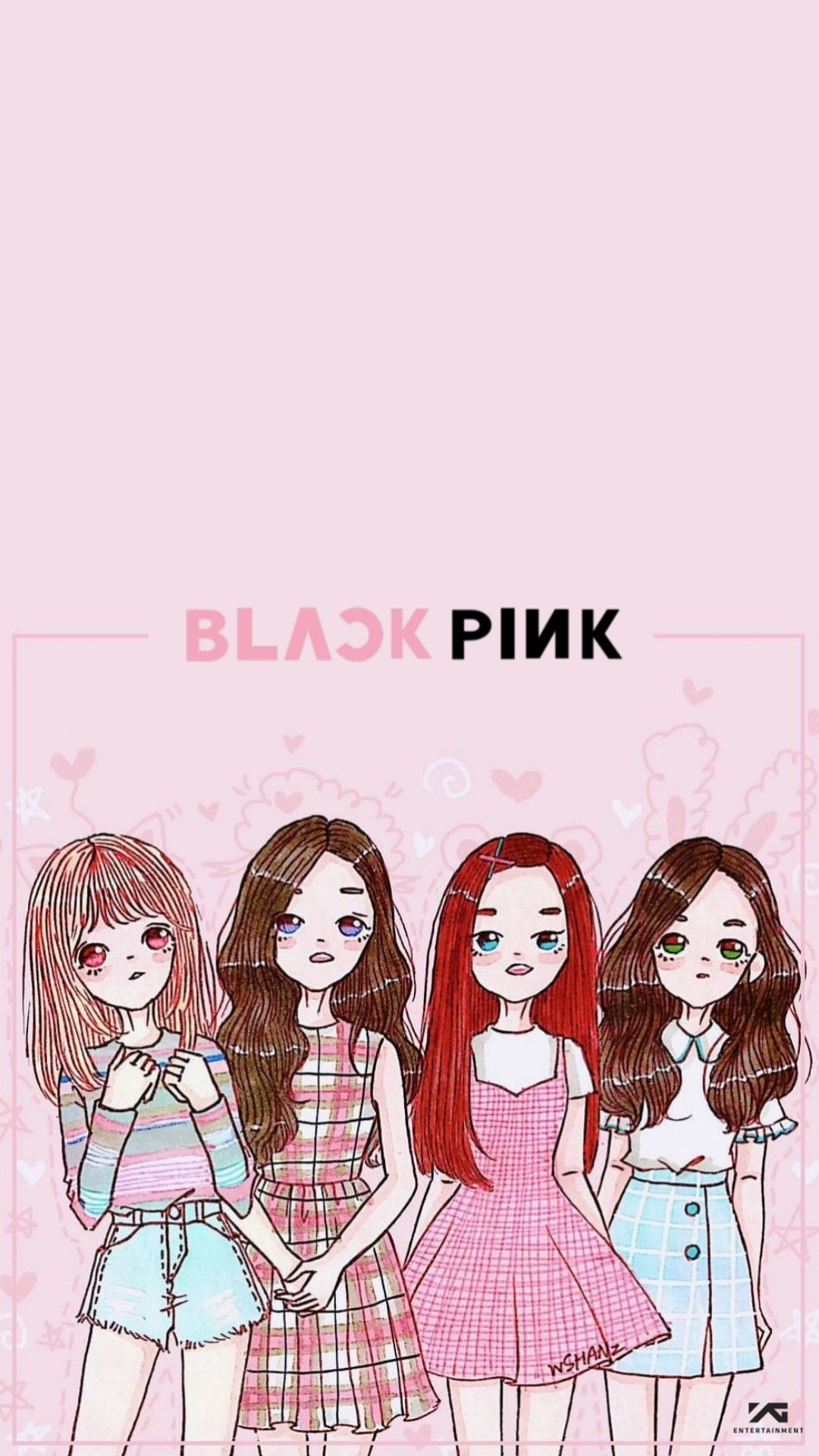 Blackpink Cartoon Wallpapers