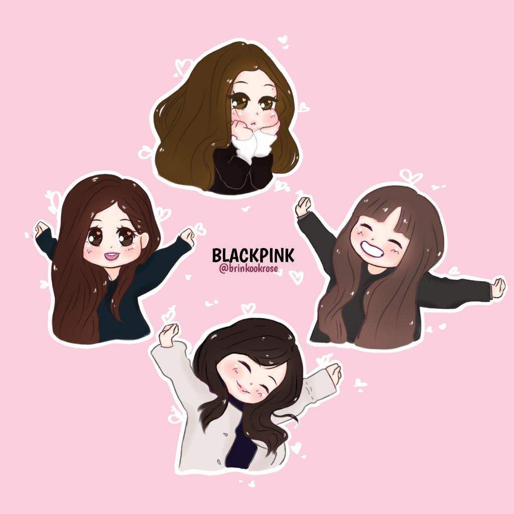 Blackpink Cartoon Wallpapers