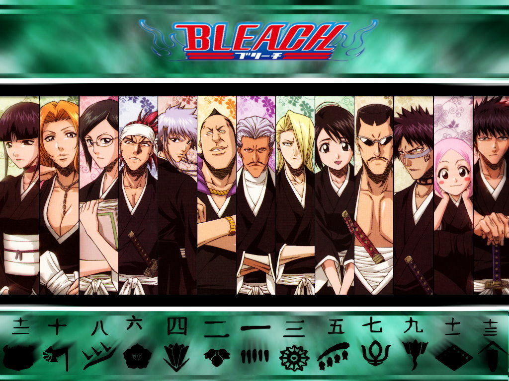 Bleach Captains Wallpapers